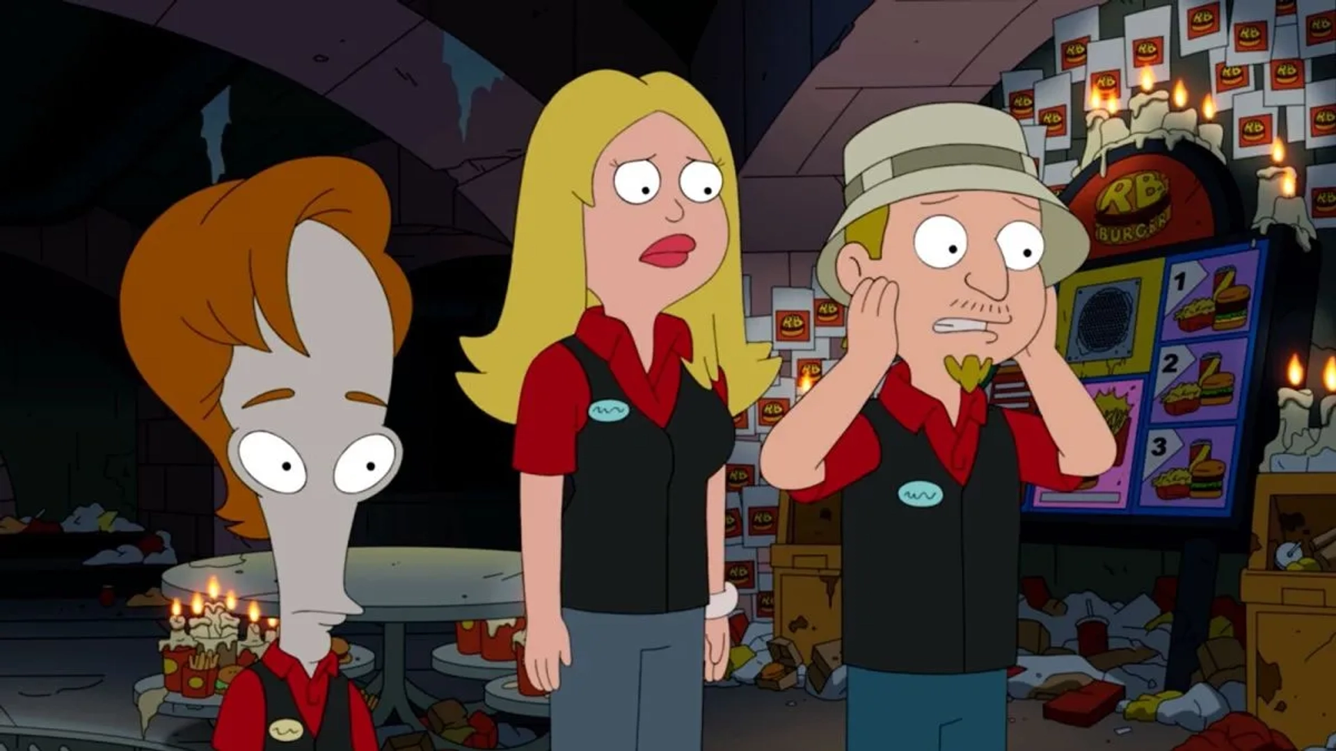 Jeff Fischer, Seth MacFarlane, and Wendy Schaal in American Dad! (2005)