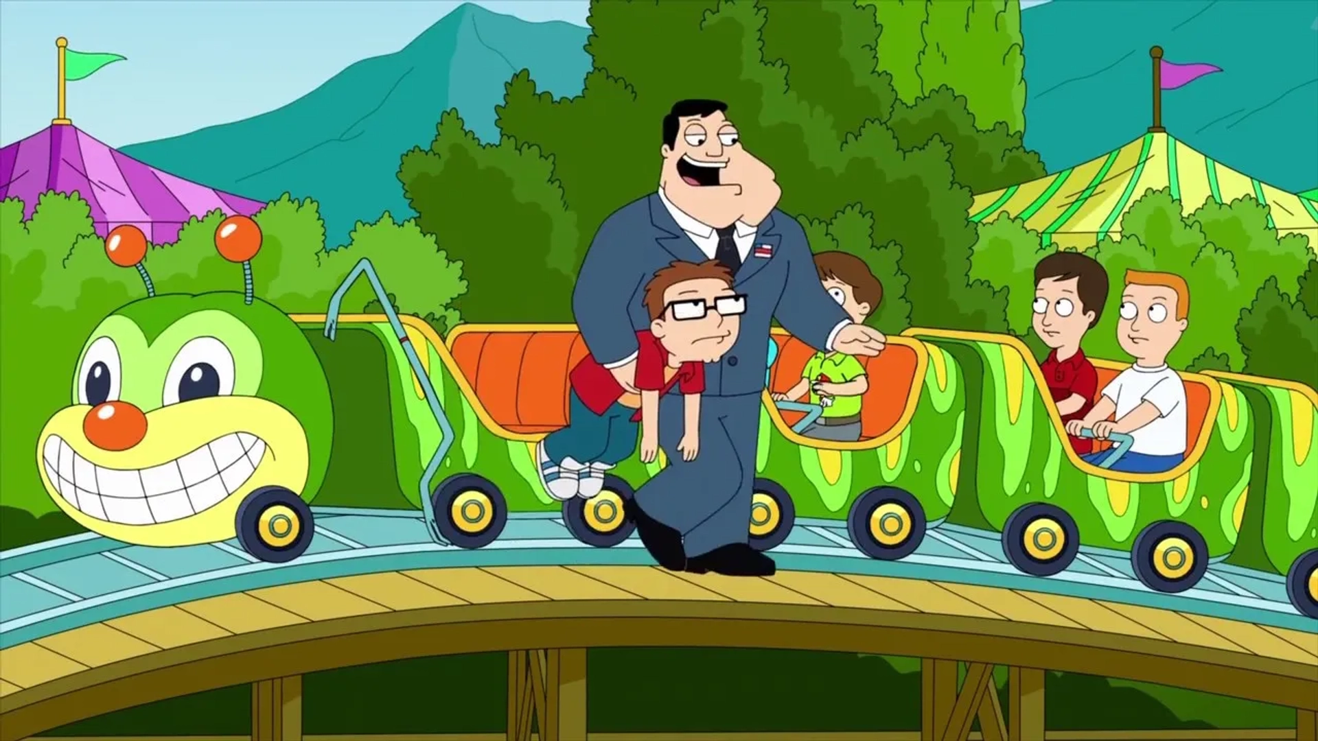 Scott Grimes and Seth MacFarlane in American Dad! (2005)