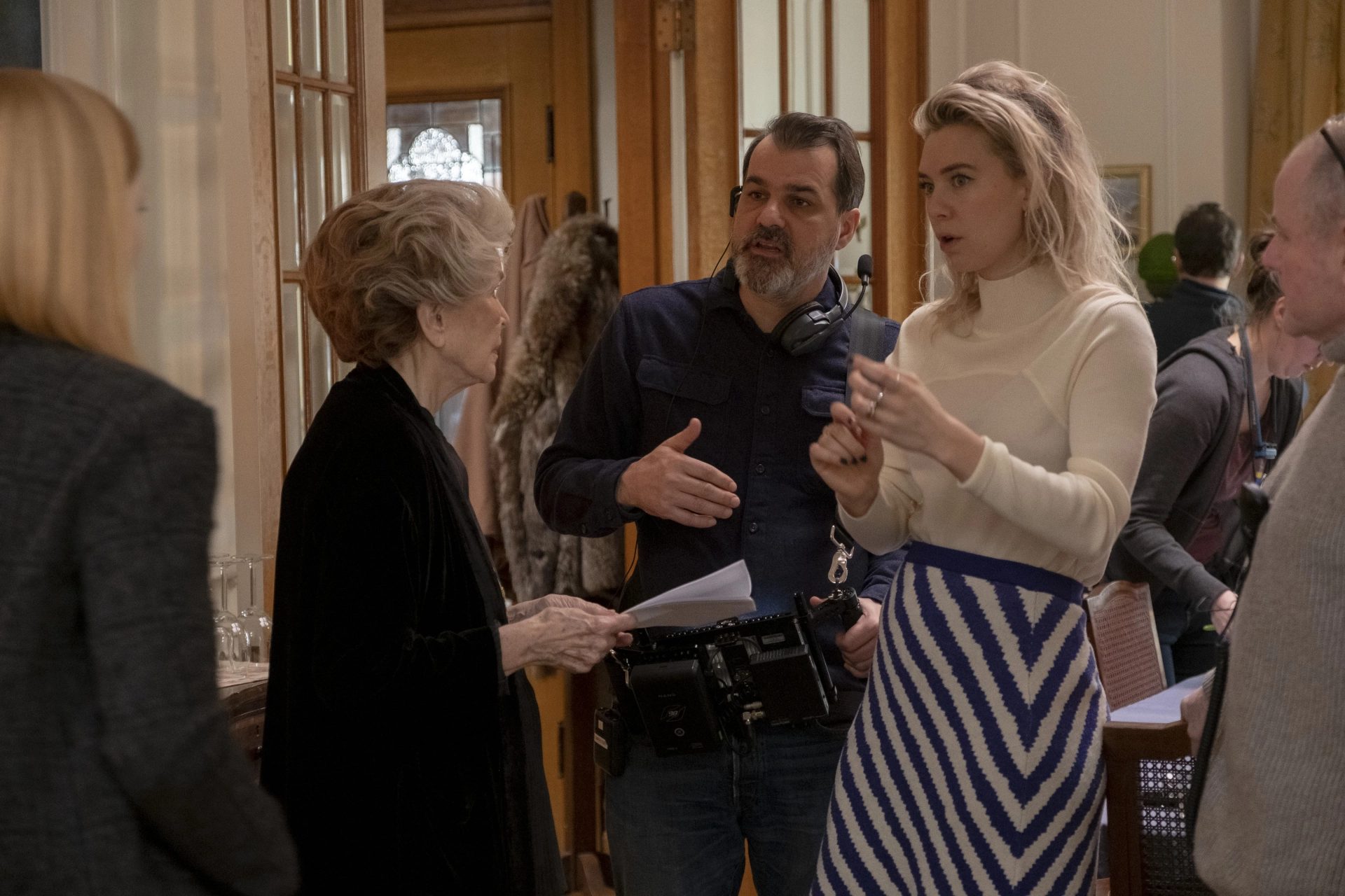 Ellen Burstyn, Kornél Mundruczó, and Vanessa Kirby in Pieces of a Woman (2020)