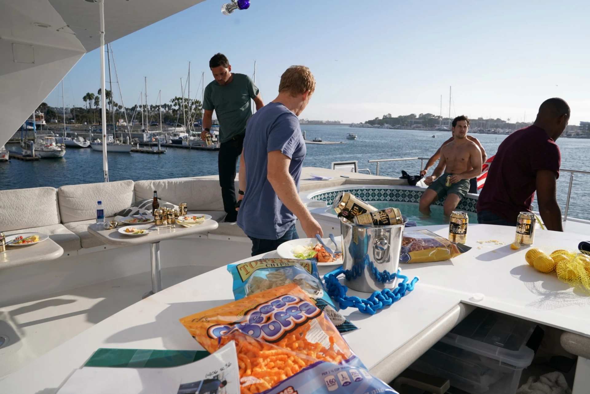 Justin Chambers, Kevin McKidd, and Giacomo Gianniotti in Grey's Anatomy (2005)