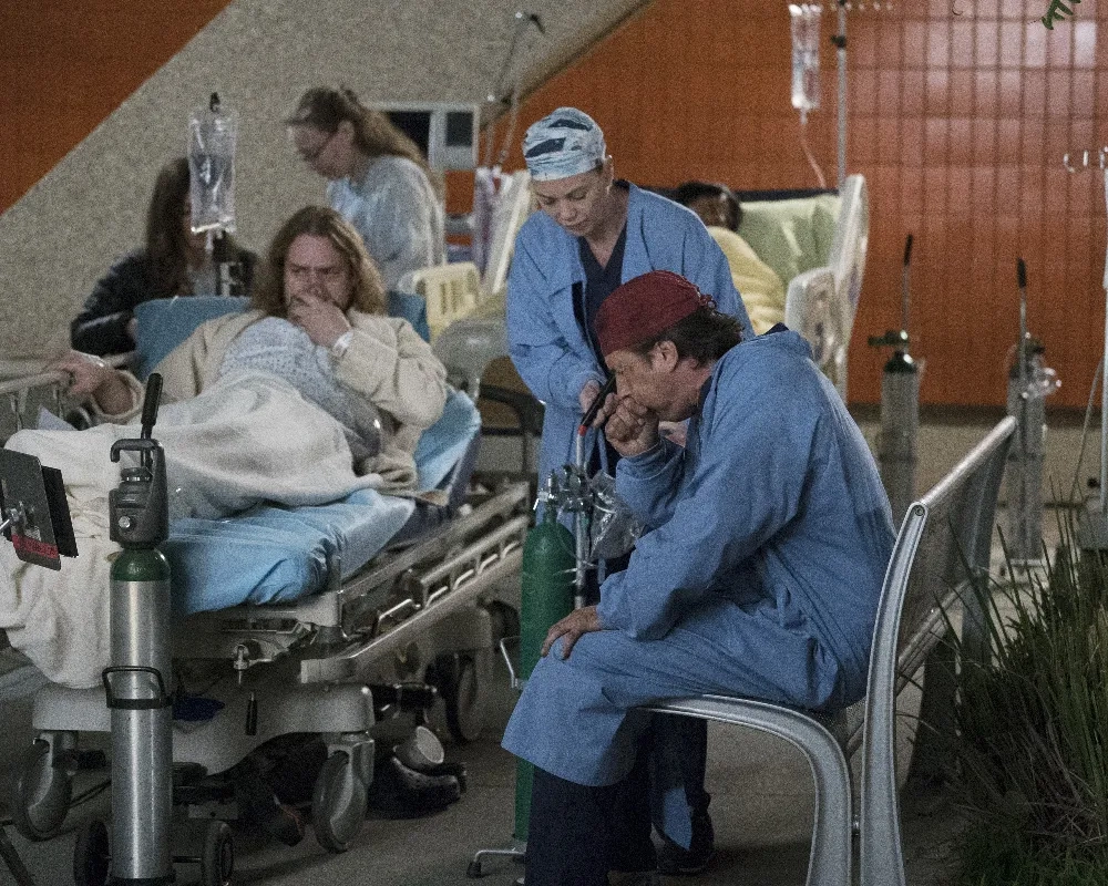 Martin Henderson and Ellen Pompeo in Grey's Anatomy (2005)