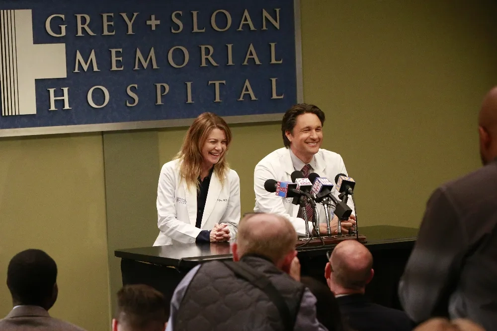 Martin Henderson and Ellen Pompeo in Grey's Anatomy (2005)