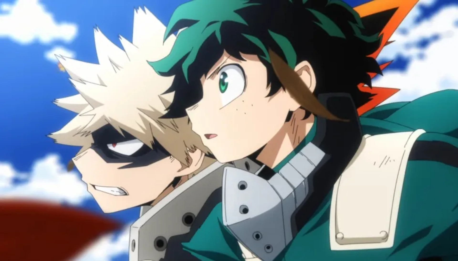 Nobuhiko Okamoto and Daiki Yamashita in My Hero Academia: All Hands on Deck! Class 1-A (2021)