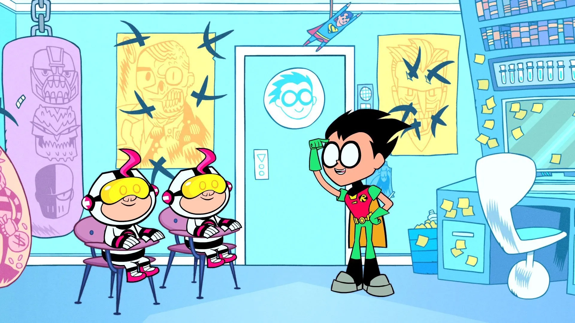 Freddy Rodríguez and Scott Menville in Teen Titans Go! (2013)