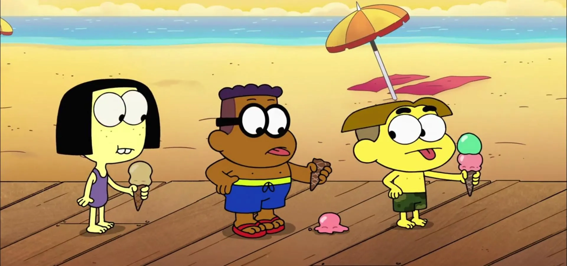 Zeno Robinson, Marieve Herington, and Chris Houghton in Big City Greens (2018)