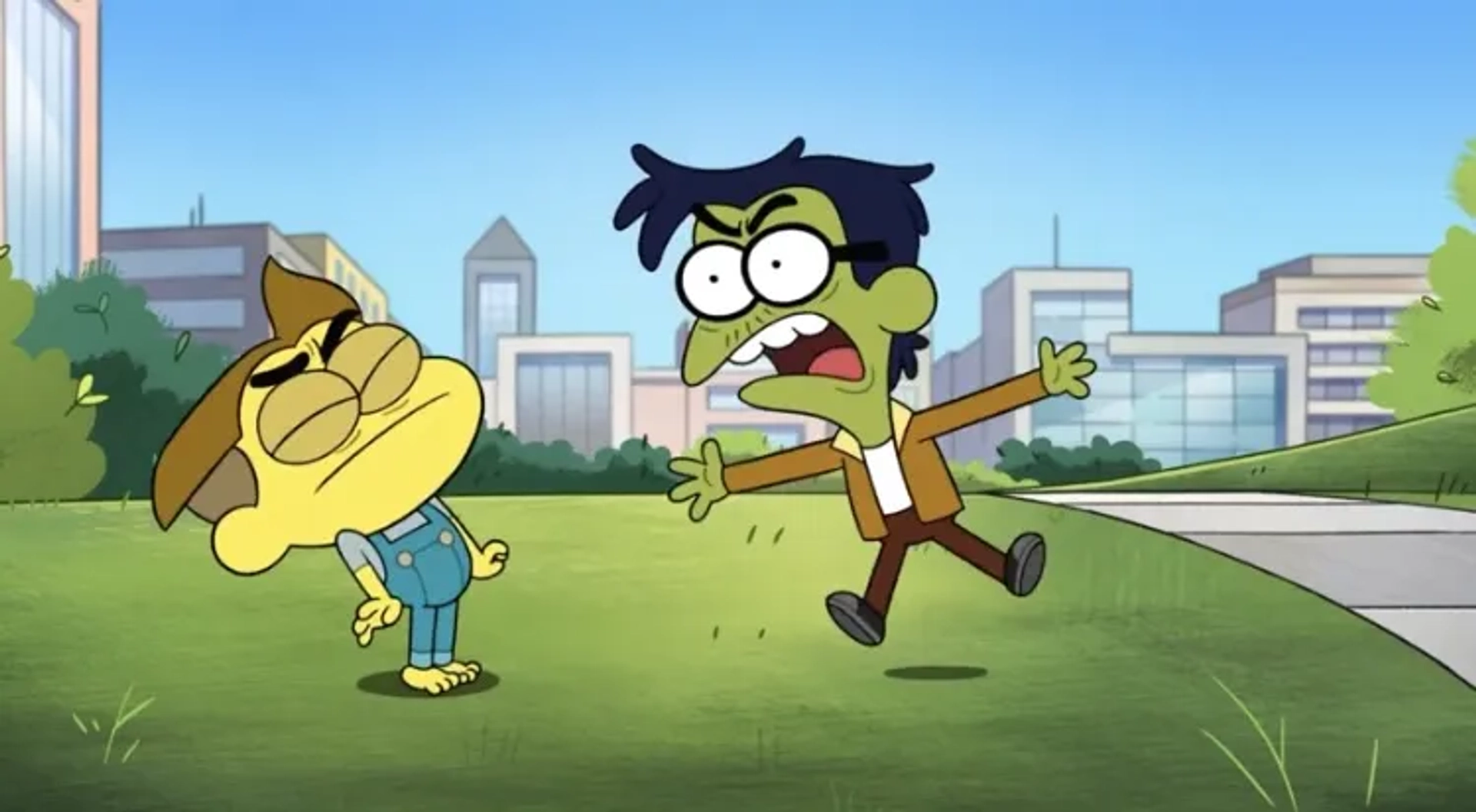 Tim Robinson and Chris Houghton in Big City Greens: Green Mirror/Cricket's Tickets (2020)