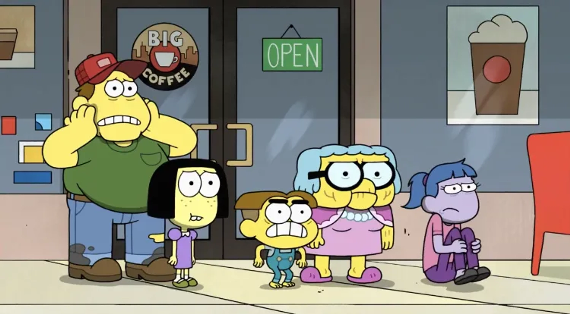 Bob Joles, Marieve Herington, Artemis Pebdani, Anna Akana, and Chris Houghton in Big City Greens: Quiet Please/Chipwrecked (2020)