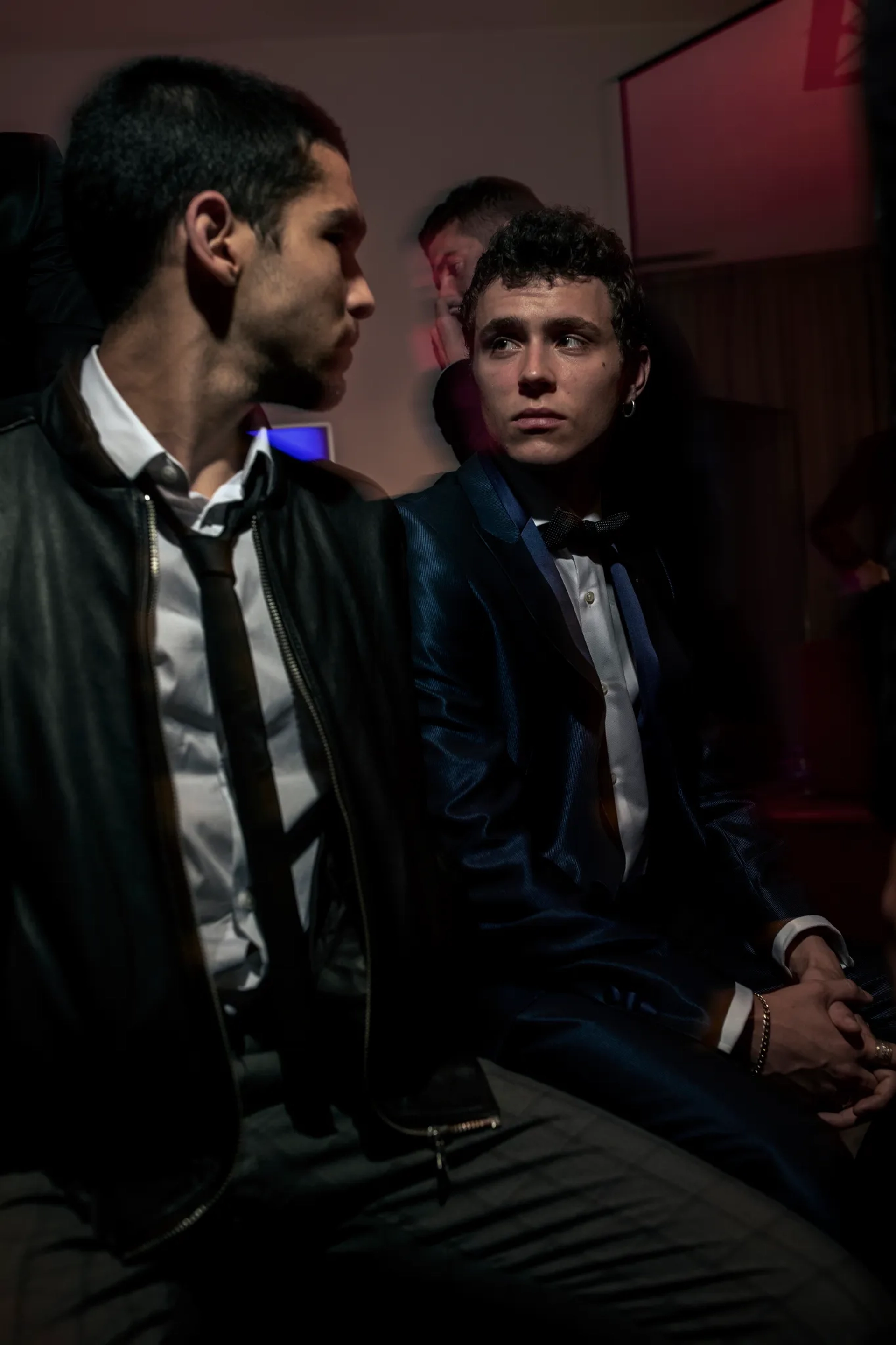 Arón Piper and Omar Ayuso in Elite (2018)