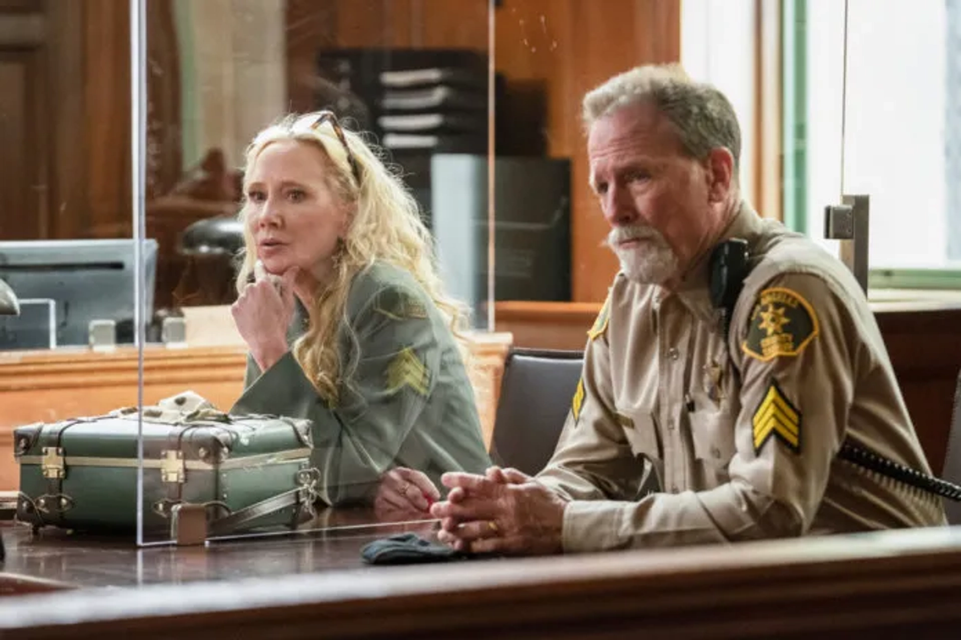 Anne Heche and Louis Herthum in All Rise (2019)