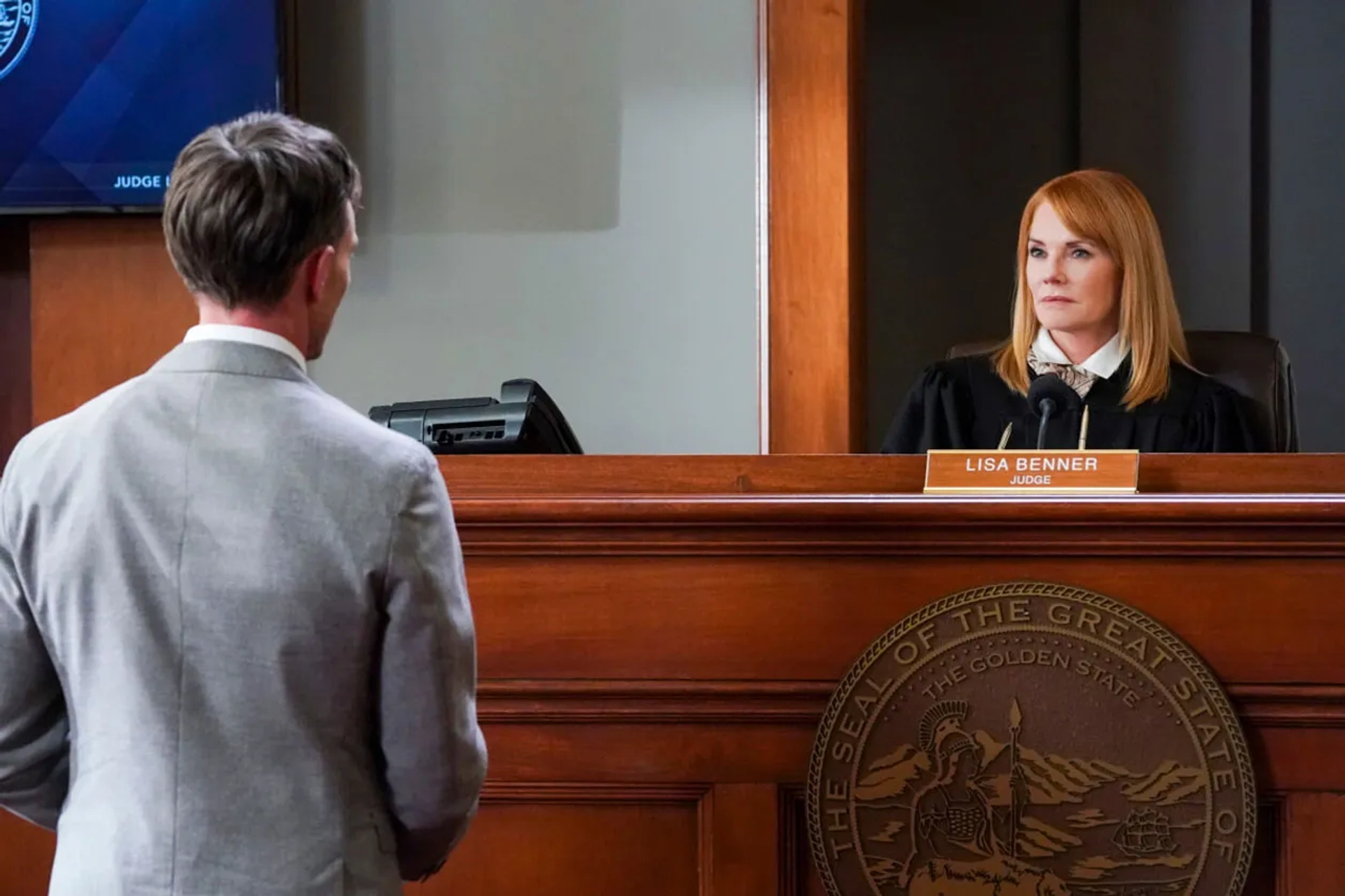 Marg Helgenberger and Wilson Bethel in All Rise (2019)