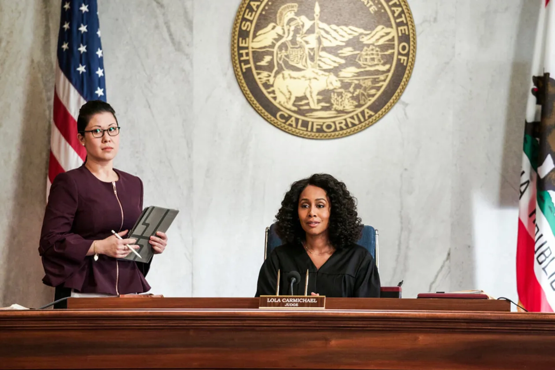 Simone Missick and Ruthie Ann Miles in All Rise (2019)