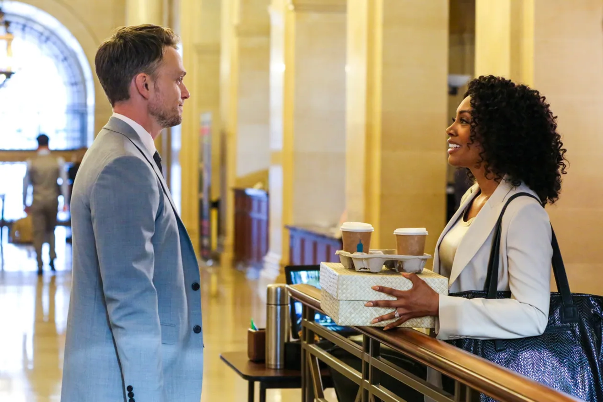 Simone Missick and Wilson Bethel in All Rise (2019)