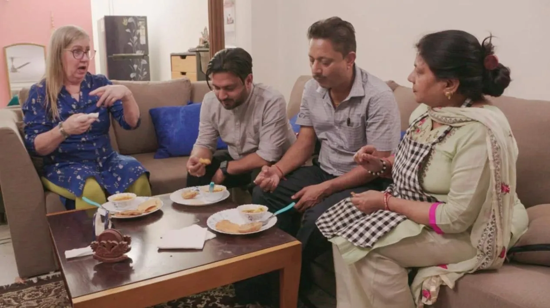Jenny Slatten and Sumit Singh in 90 Day Fiancé: The Other Way: Fish or Cut Bait (2021)