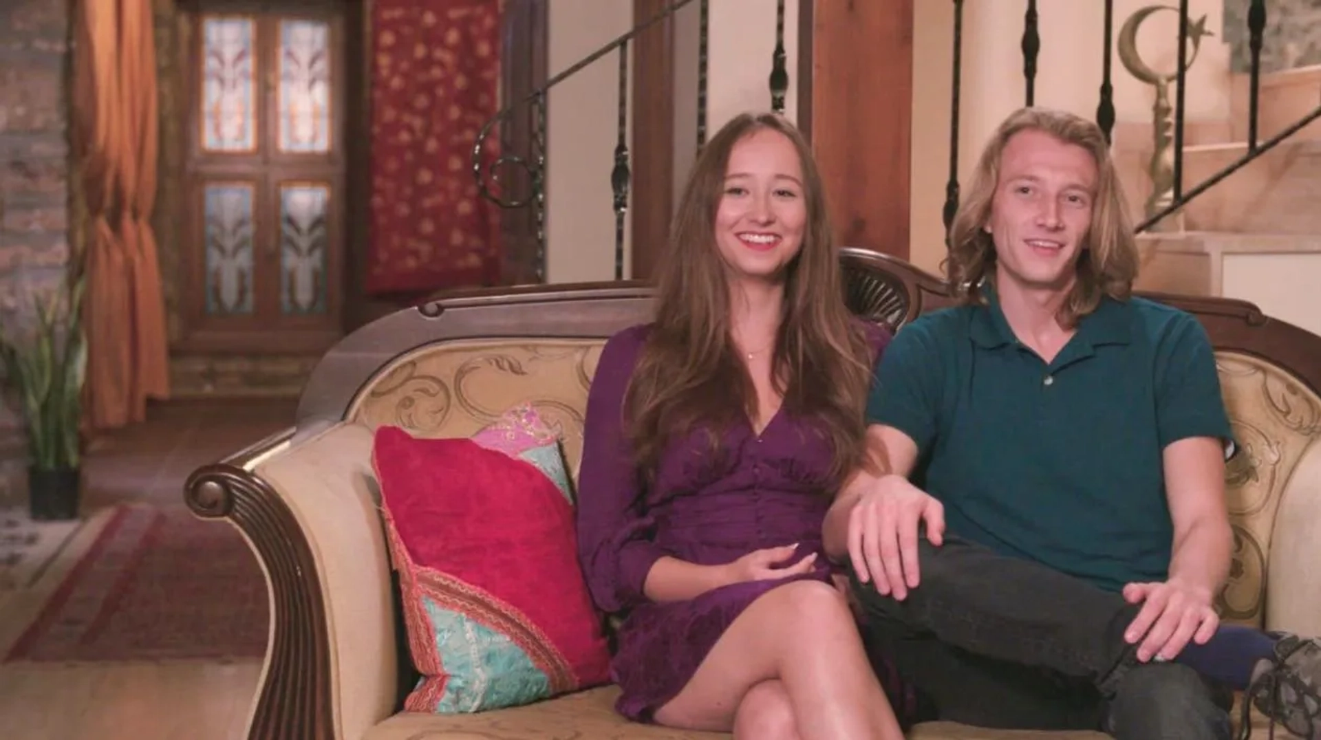 Steven Johnston and Alina Shaimardanova in 90 Day Fiancé: The Other Way: From Soup to Nuts (2021)