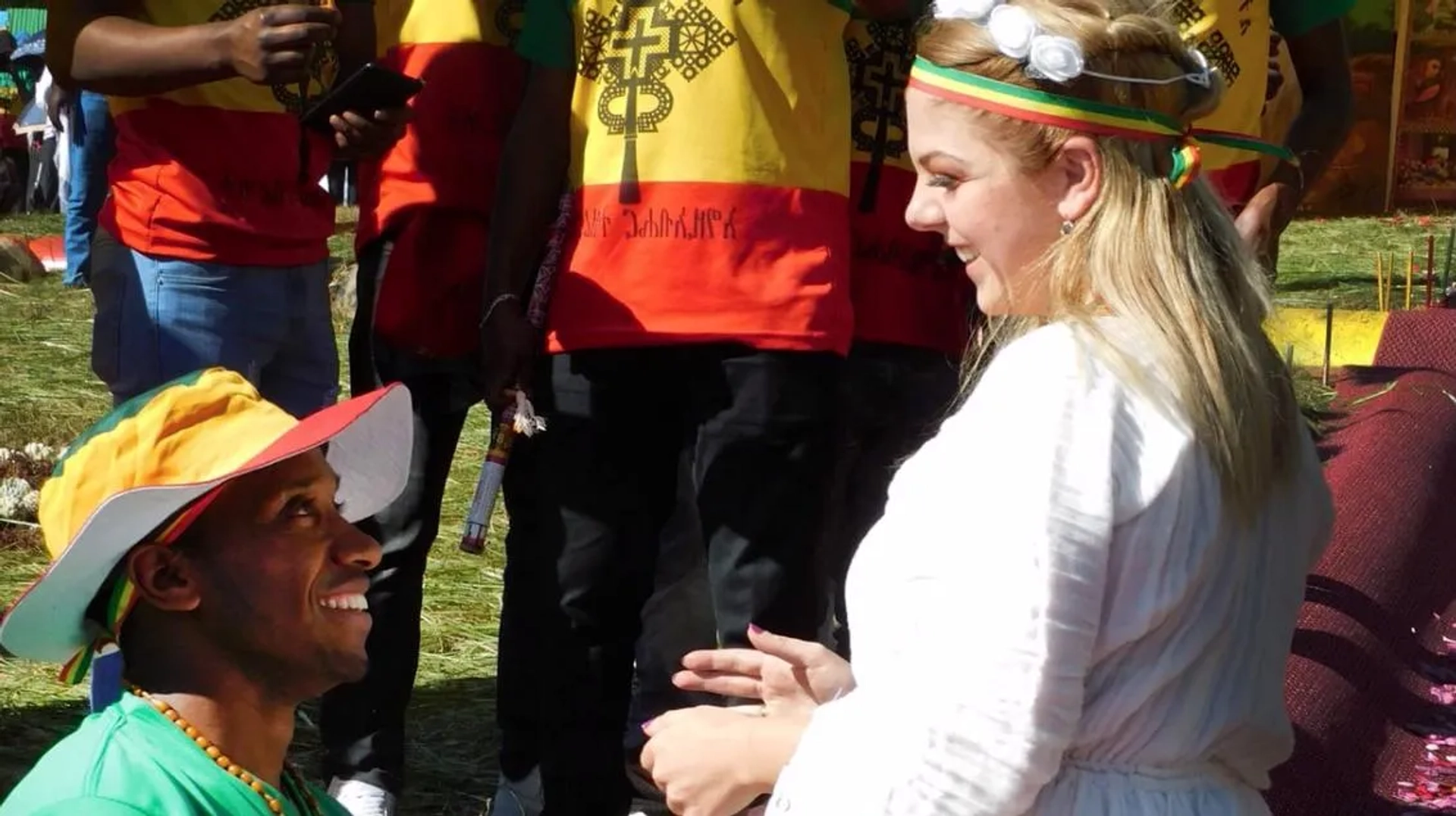 Ariela Weinberg and Biniyam Shibre in 90 Day Fiancé: The Other Way: Never Stop Fighting (2020)