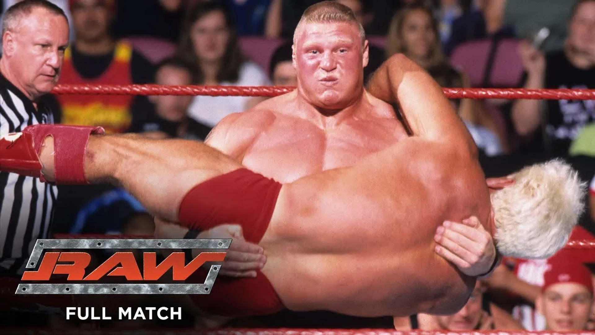 Ric Flair and Brock Lesnar in WWE Raw (1993)