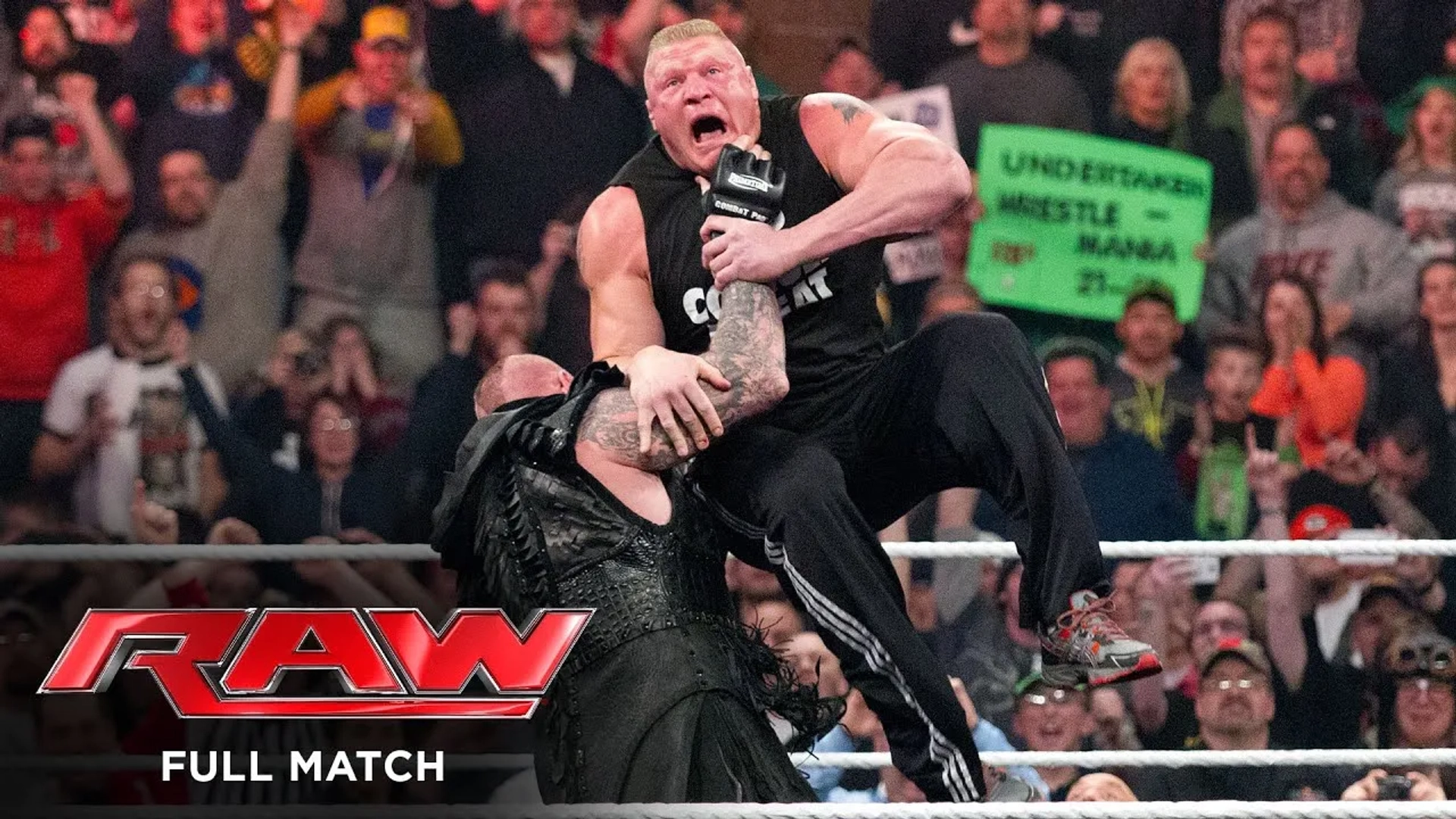 Mark Calaway and Brock Lesnar in WWE Raw (1993)