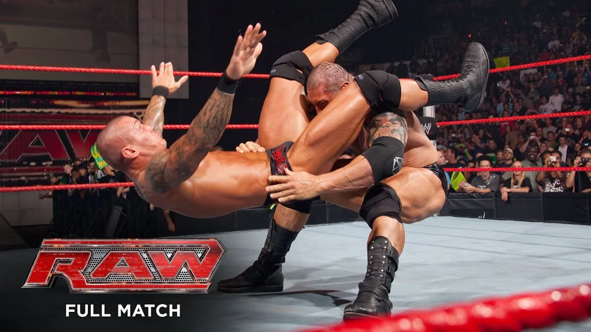 Randy Orton and Dave Bautista in WWE Raw (1993)