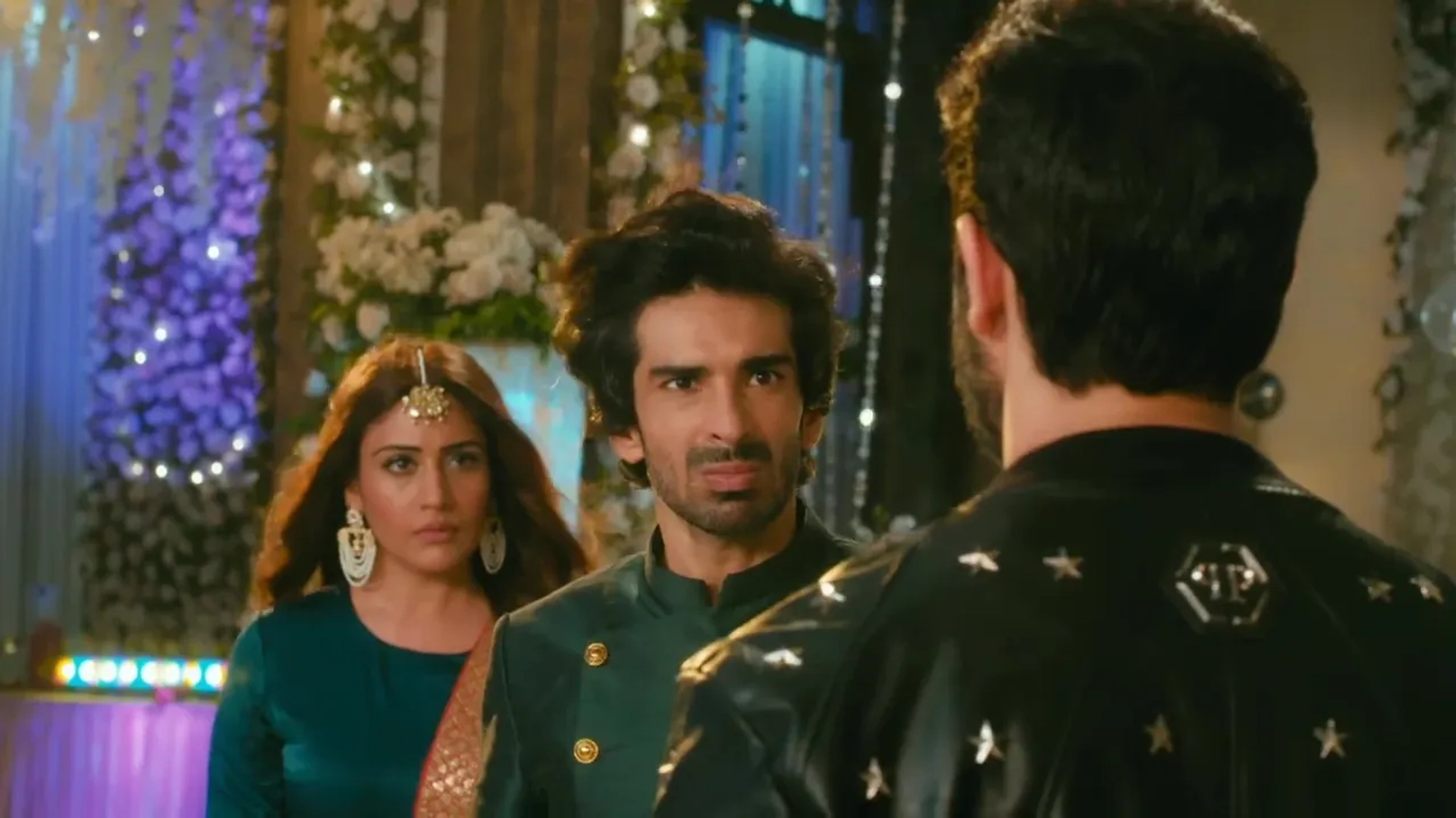 Mohit Sehgal, Sharad Malhotra, and Surbhi Chandna in Naagin: Episode #5.4 (2020)