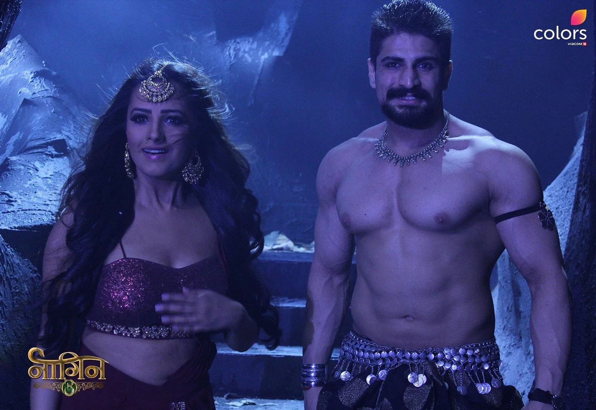 Anita Hassanandani Reddy and Rajat Tokas in Naagin (2015)