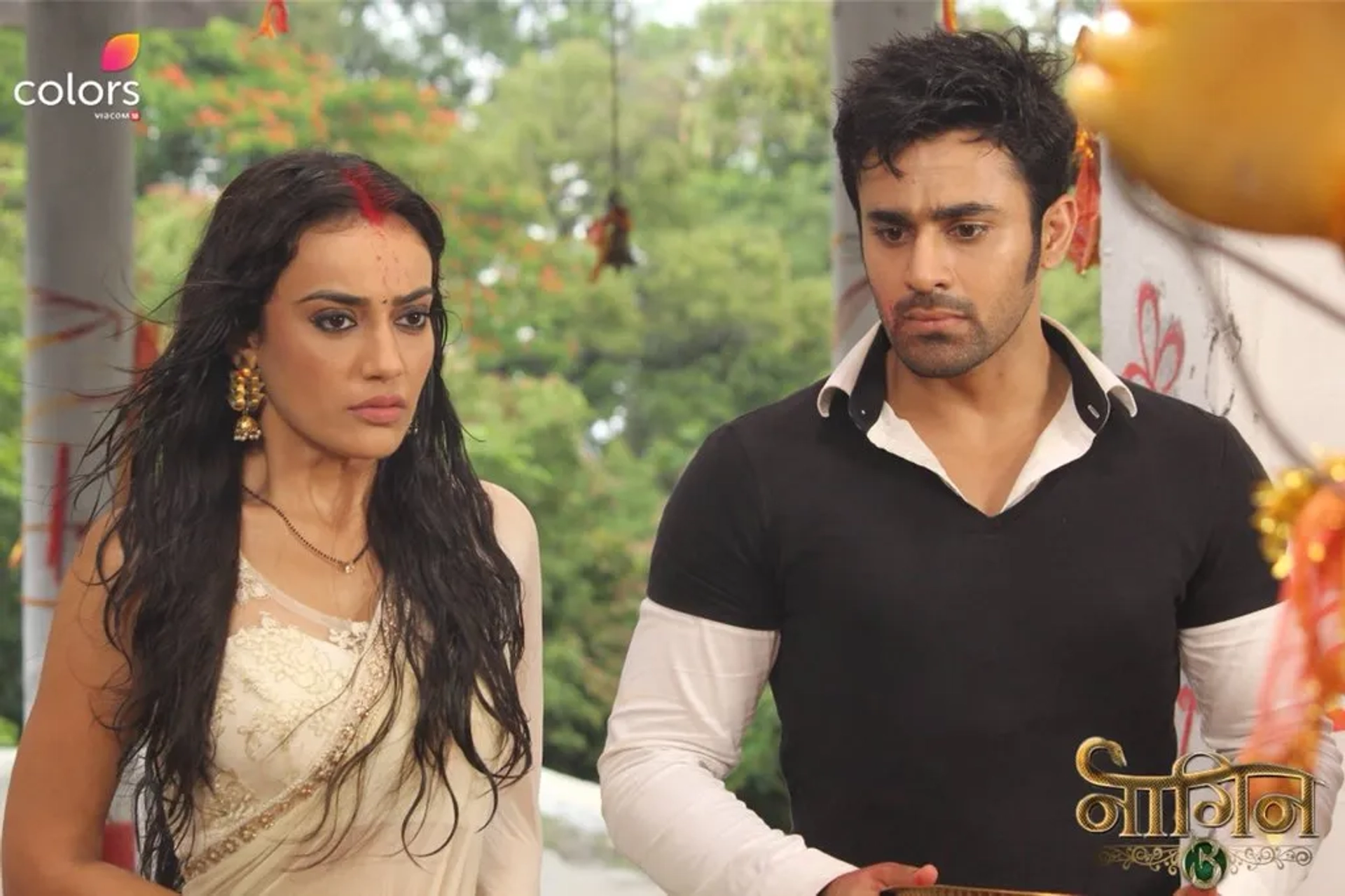 Surbhi Jyoti and Pearl V Puri in Naagin (2015)