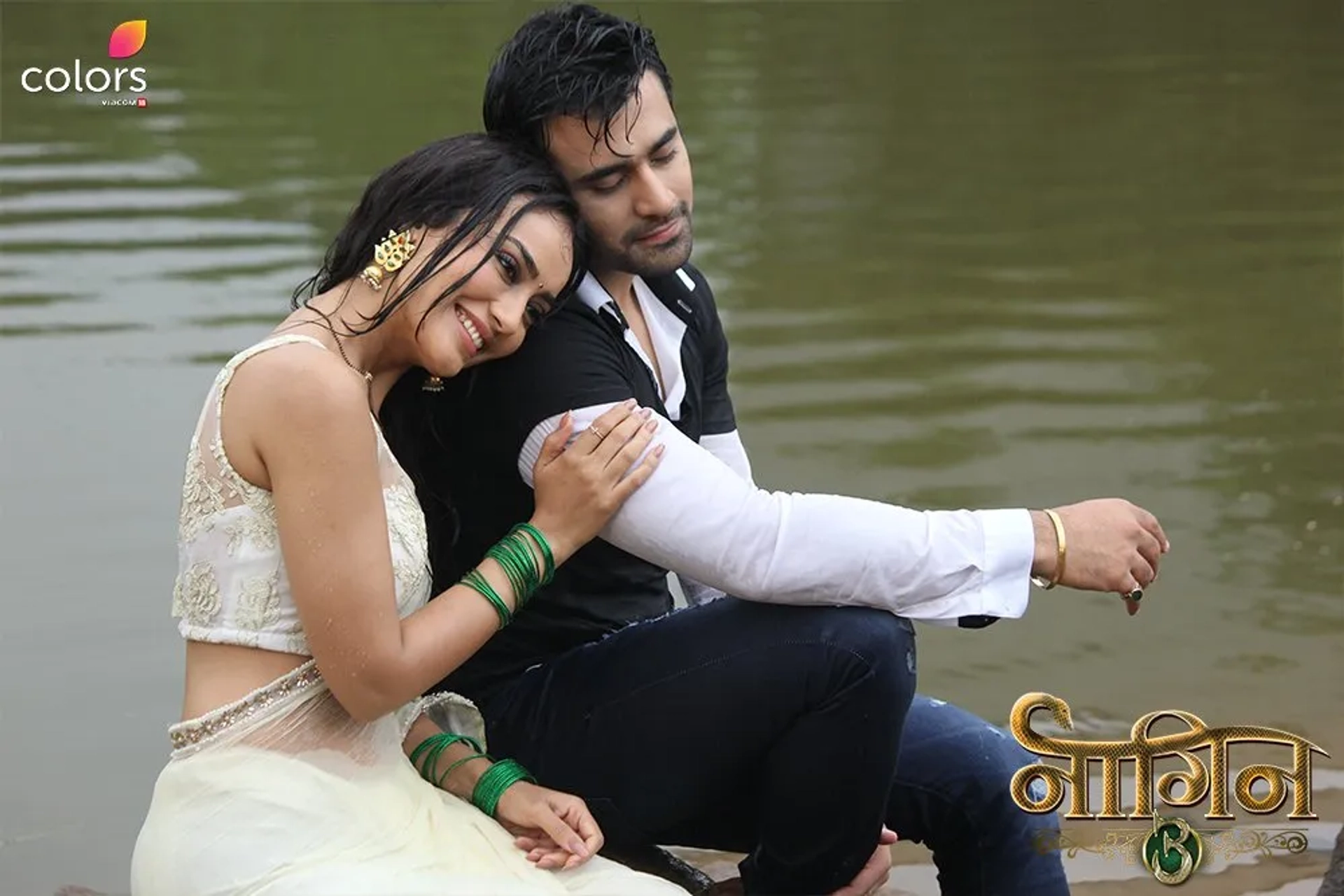 Surbhi Jyoti and Pearl V Puri in Naagin (2015)