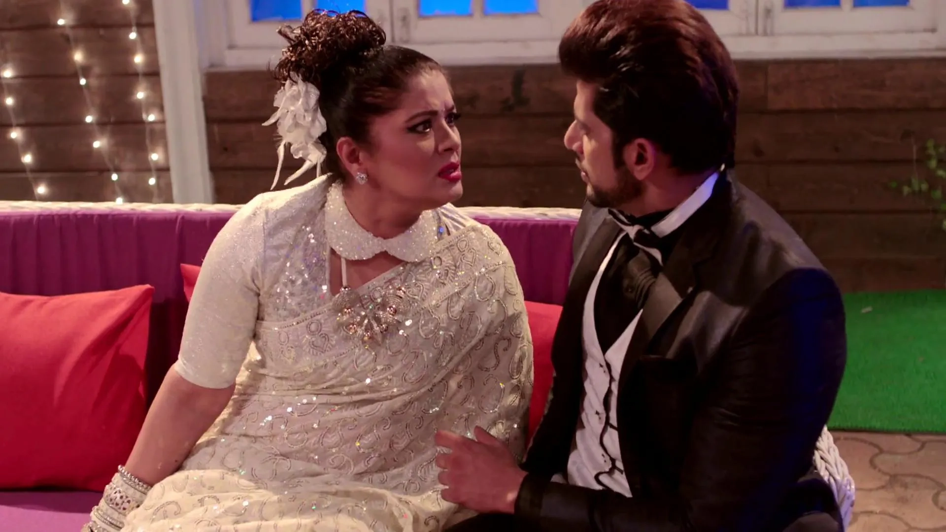 Sudha Chandran and Karanvir Bohra in Naagin (2015)