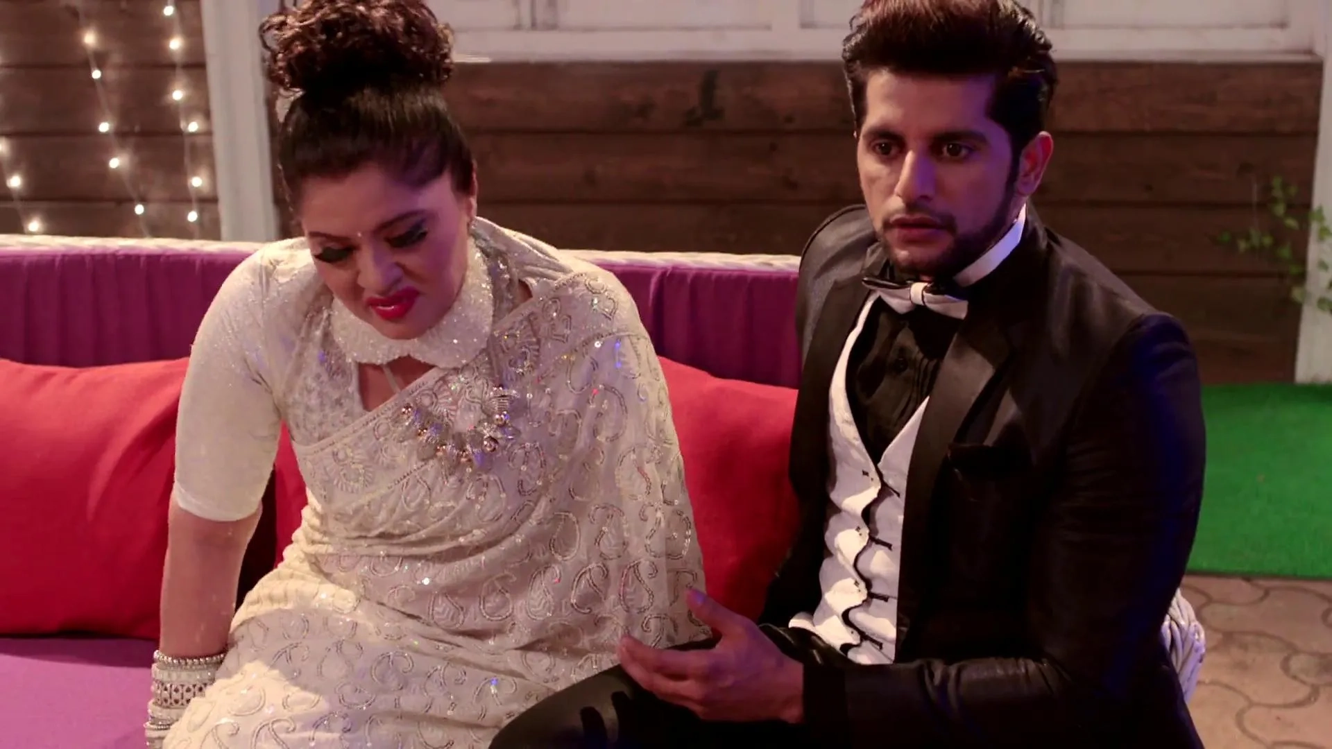 Sudha Chandran and Karanvir Bohra in Naagin (2015)