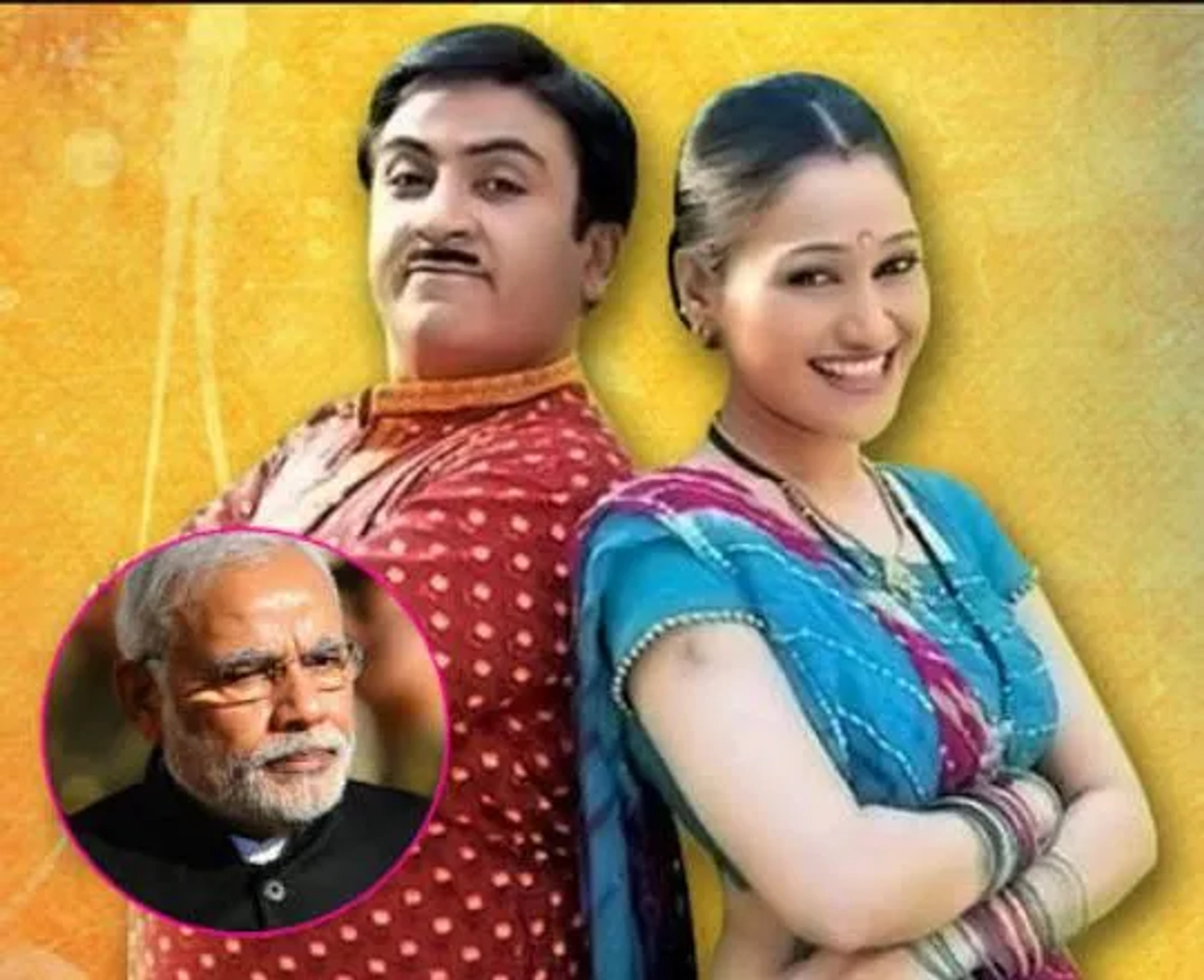 Dilip Joshi and Disha Vakani in Taarak Mehta Ka Ooltah Chashmah (2008)