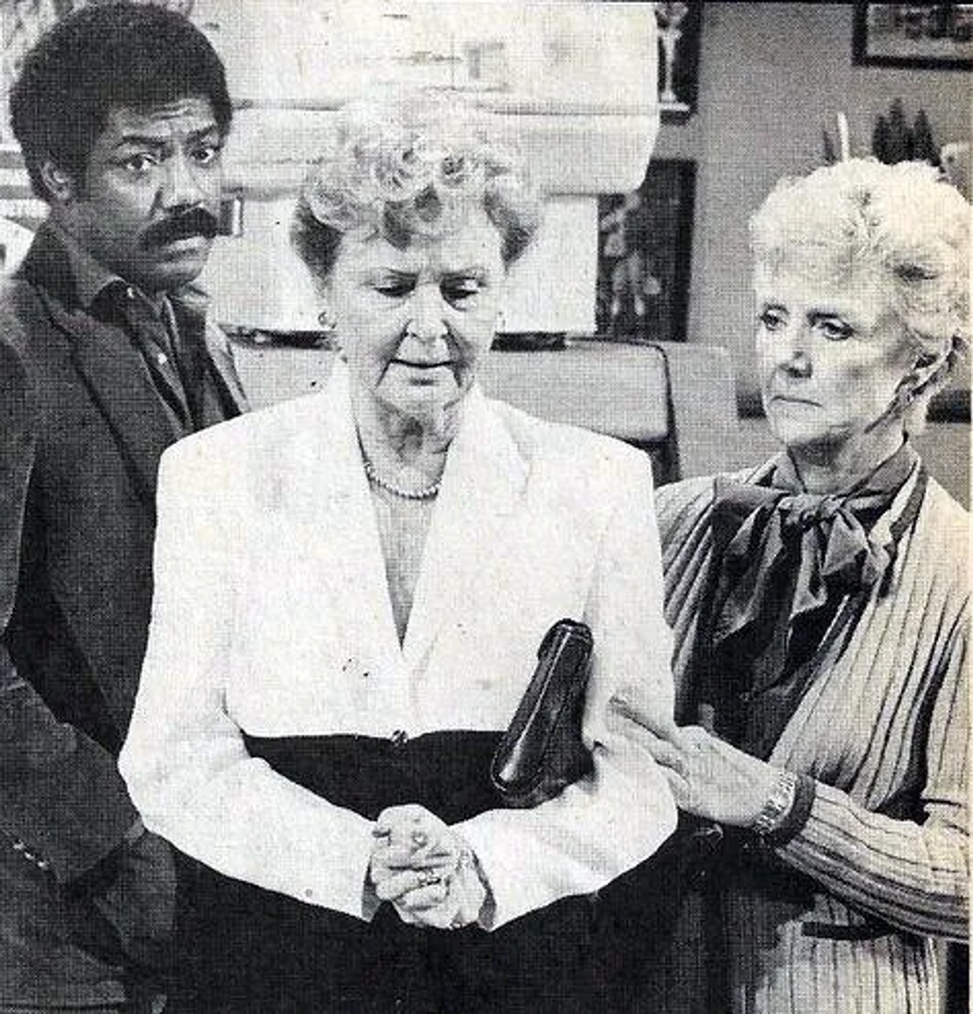 Peggy McCay, Frances Reid, and James Reynolds in Days of Our Lives (1965)