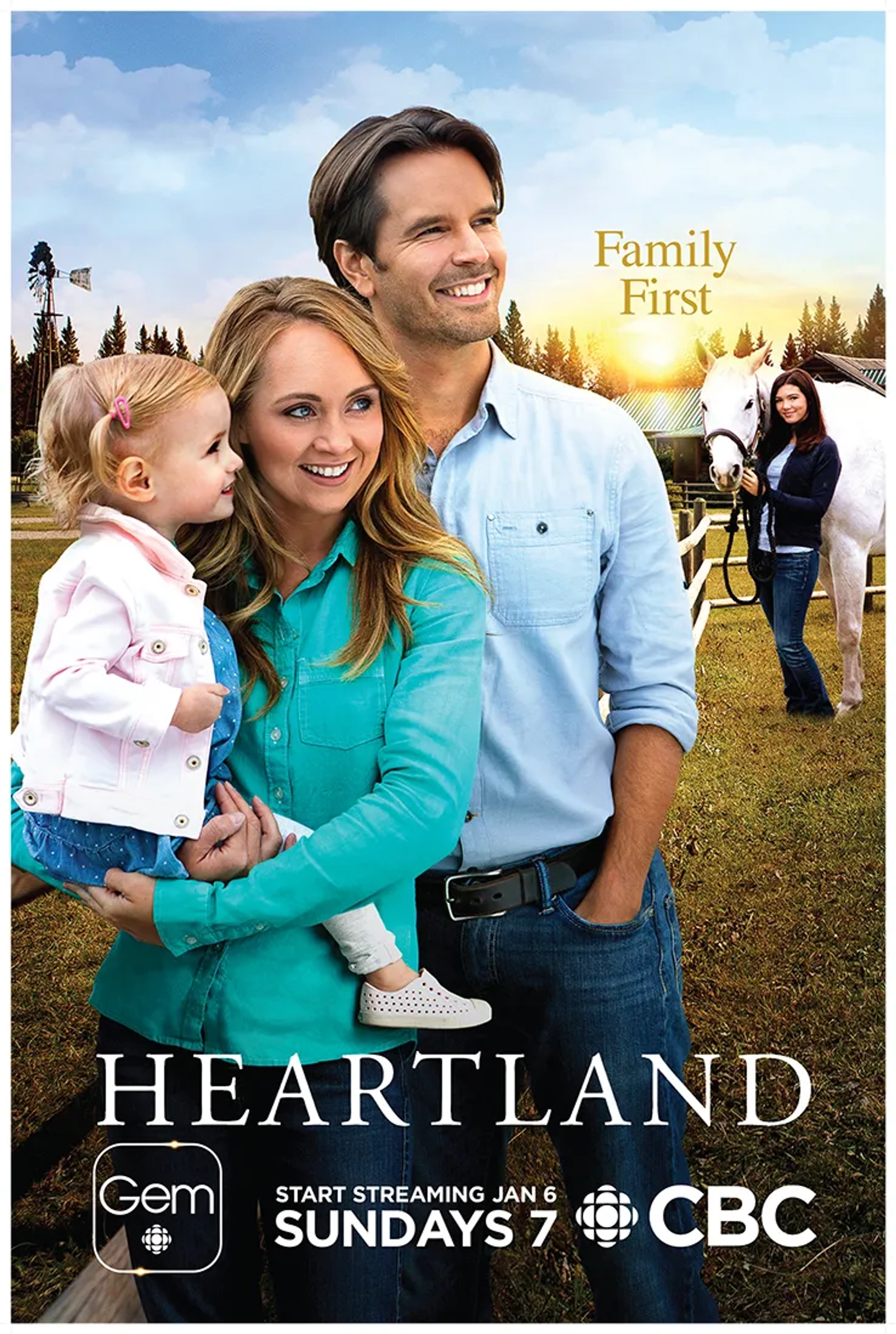 Graham Wardle, Amber Marshall, Alisha Newton, Ruby Spencer, and Emmanuella Spencer in Heartland (2007)