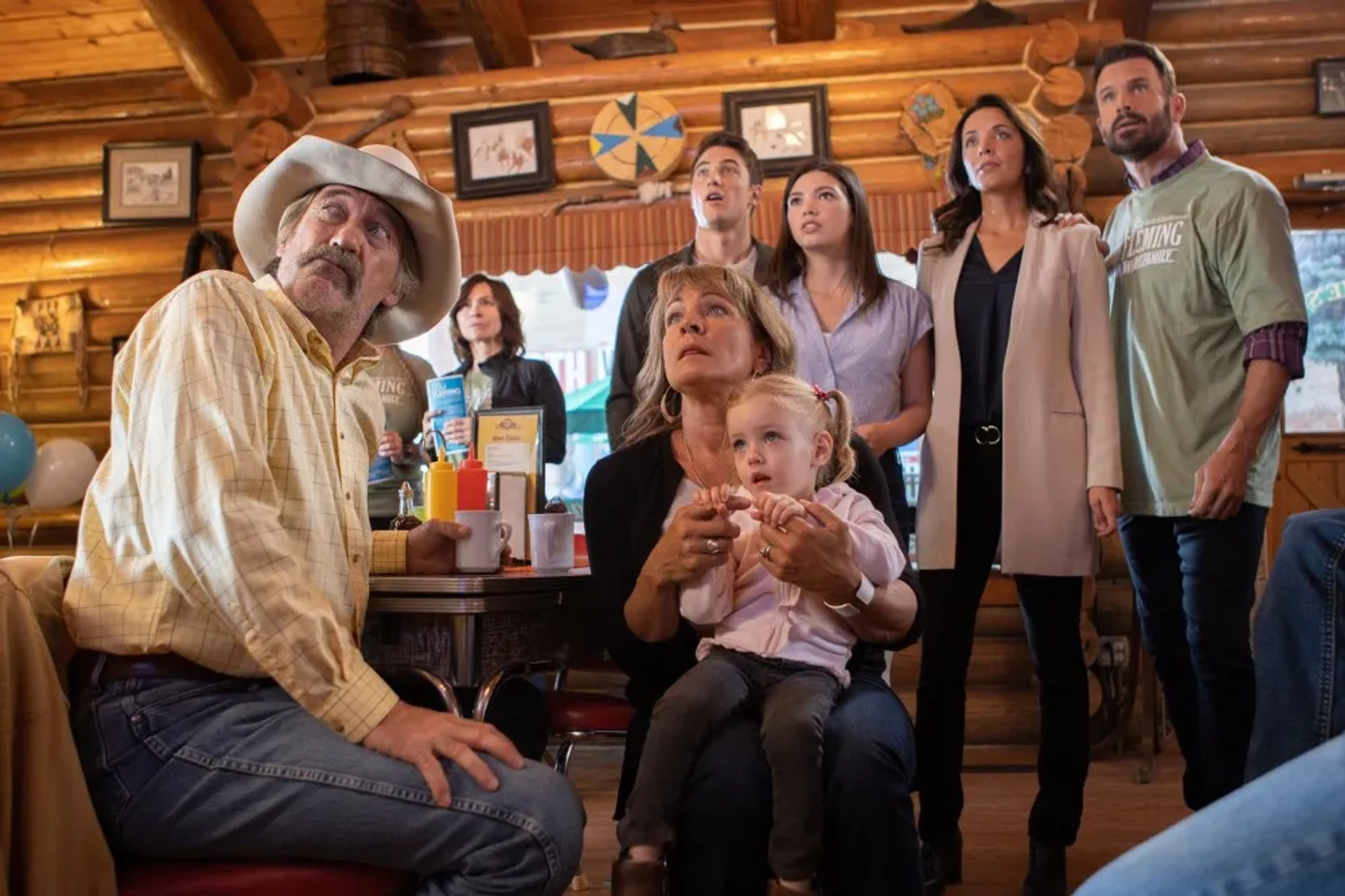 Gabriel Hogan, Shaun Johnston, Jessica Steen, Michelle Morgan, Alisha Newton, Jordan Burtchett, Ruby Spencer, and Emmanuella Spencer in Heartland (2007)