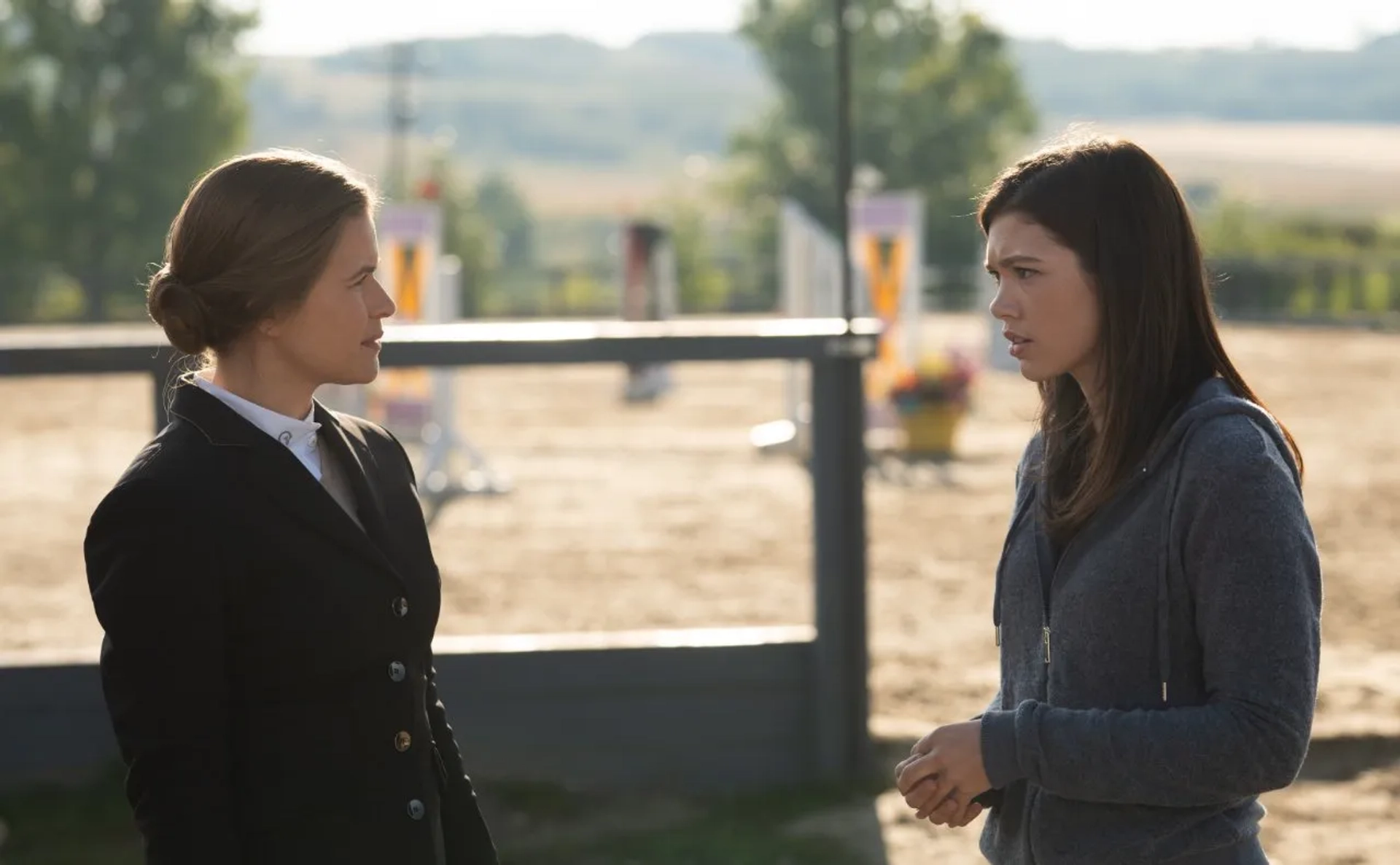 Alisha Newton and Caroline Palmer in Heartland (2007)