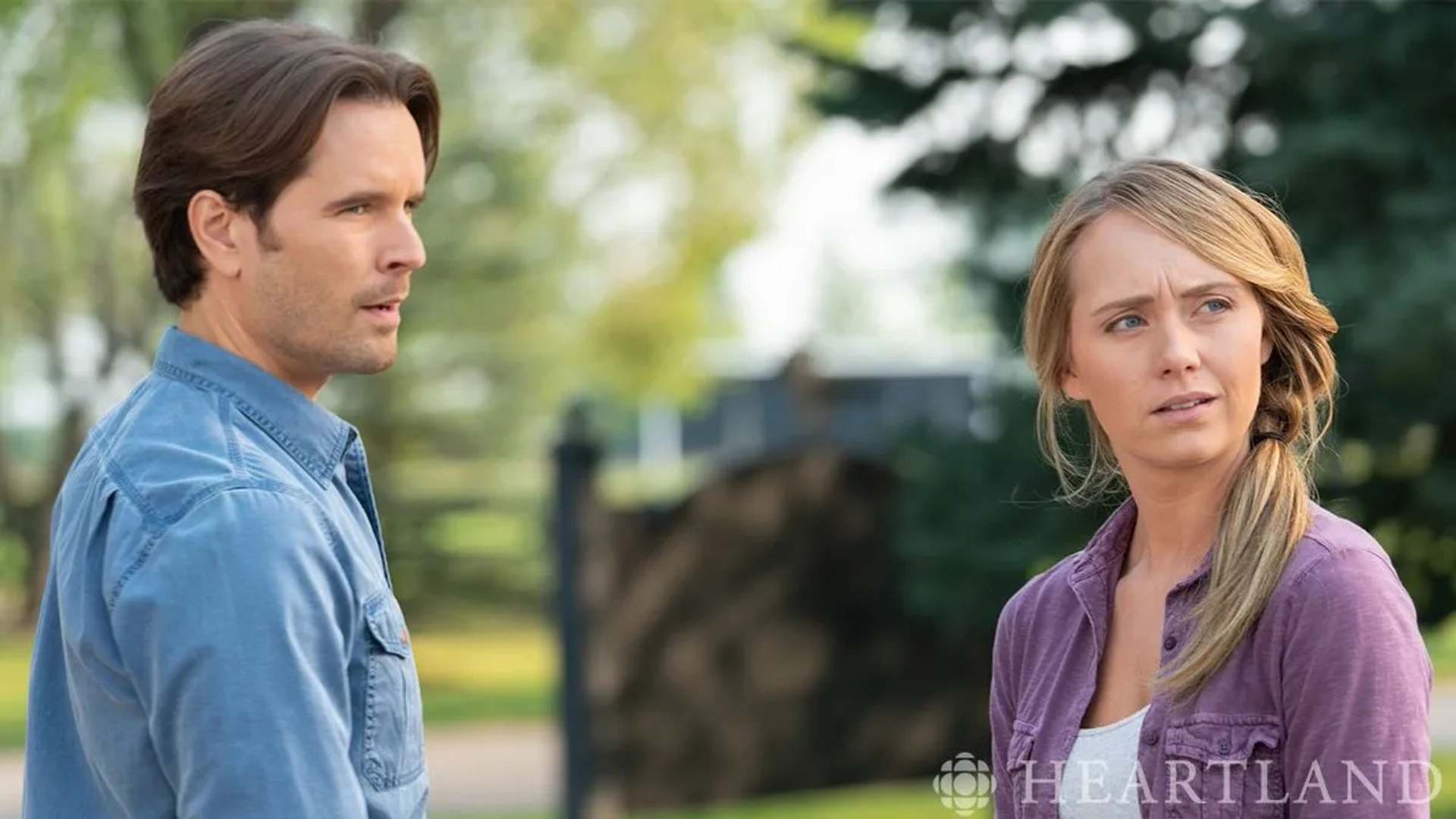 Graham Wardle and Amber Marshall in Heartland (2007)