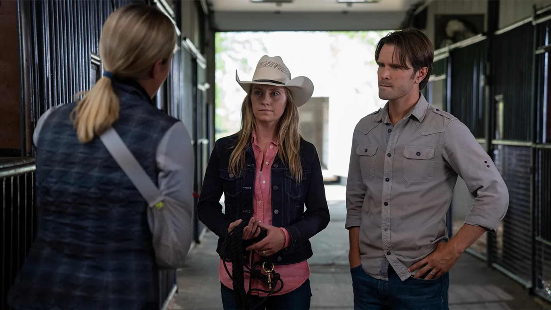 Graham Wardle and Amber Marshall in Heartland (2007)