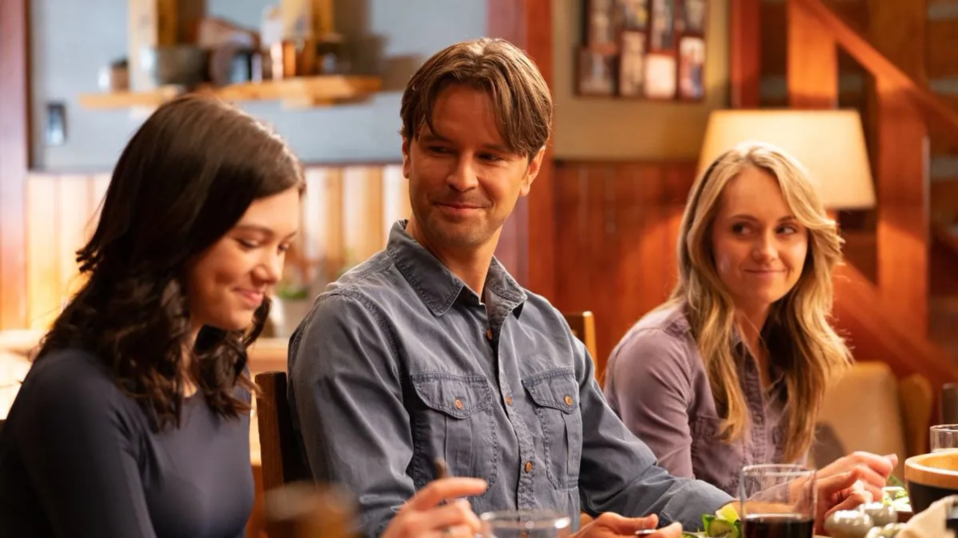 Graham Wardle, Amber Marshall, and Alisha Newton in Heartland (2007)