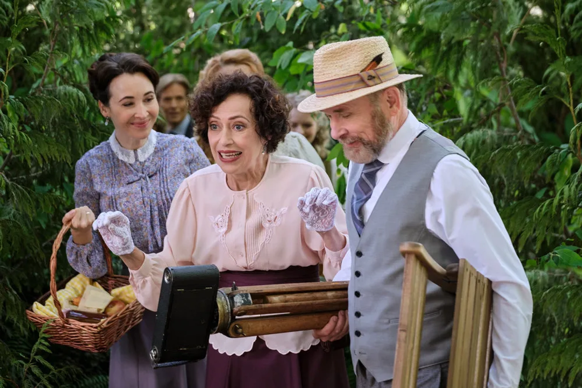 Karin Konoval, Hrothgar Mathews, and Loretta Walsh in When Calls the Heart: Hope Springs (2023)