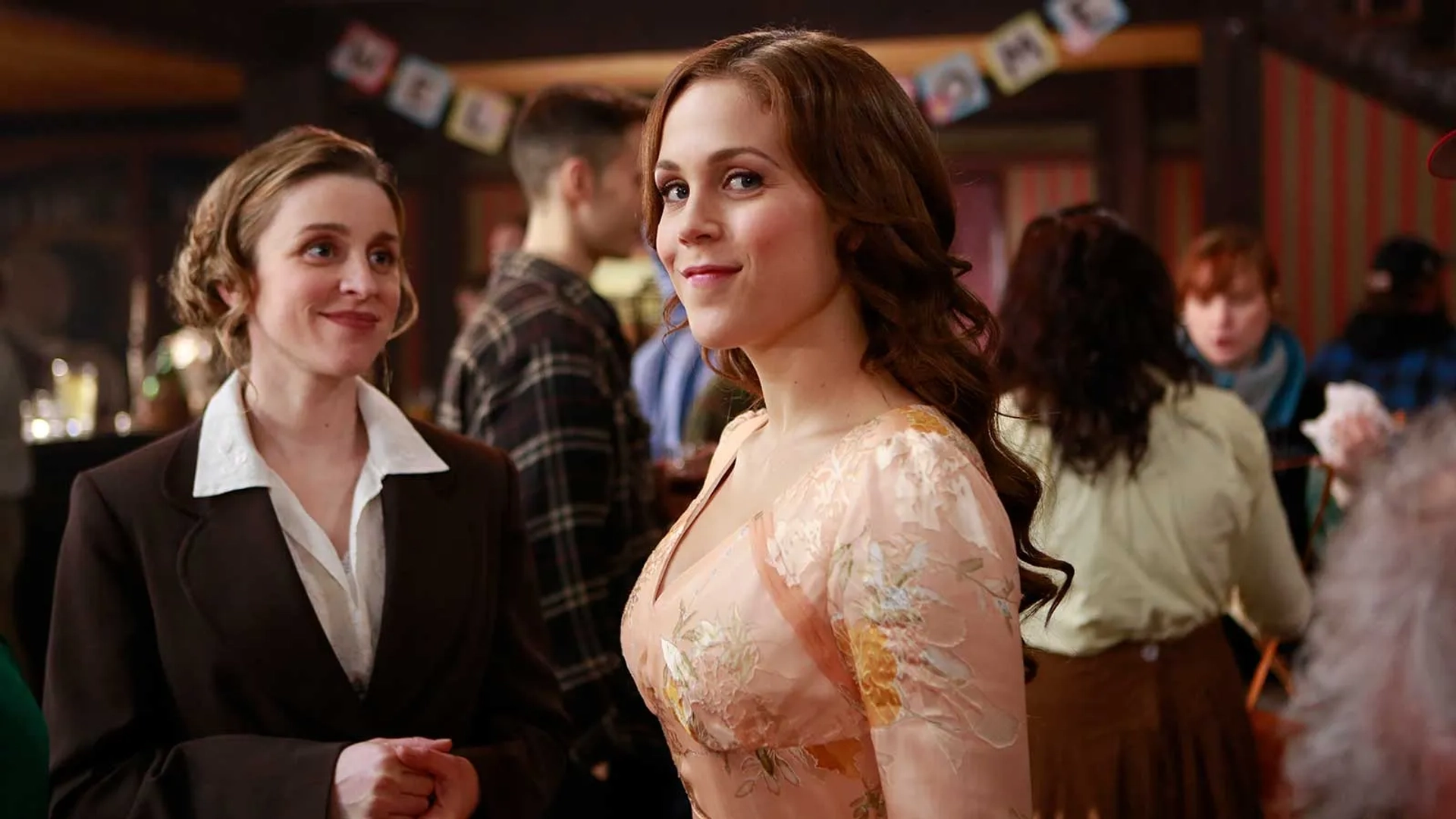 Laura Bertram and Erin Krakow in When Calls the Heart (2014)