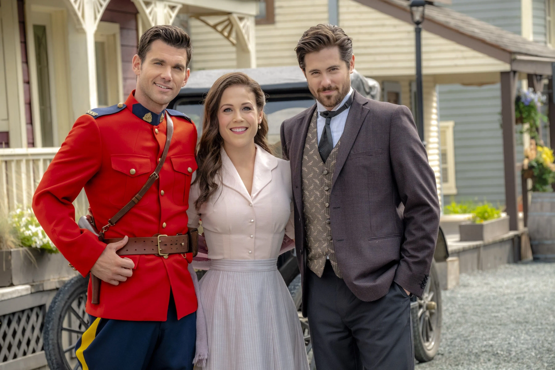 Chris McNally, Kevin McGarry, and Erin Krakow in When Calls the Heart (2014)