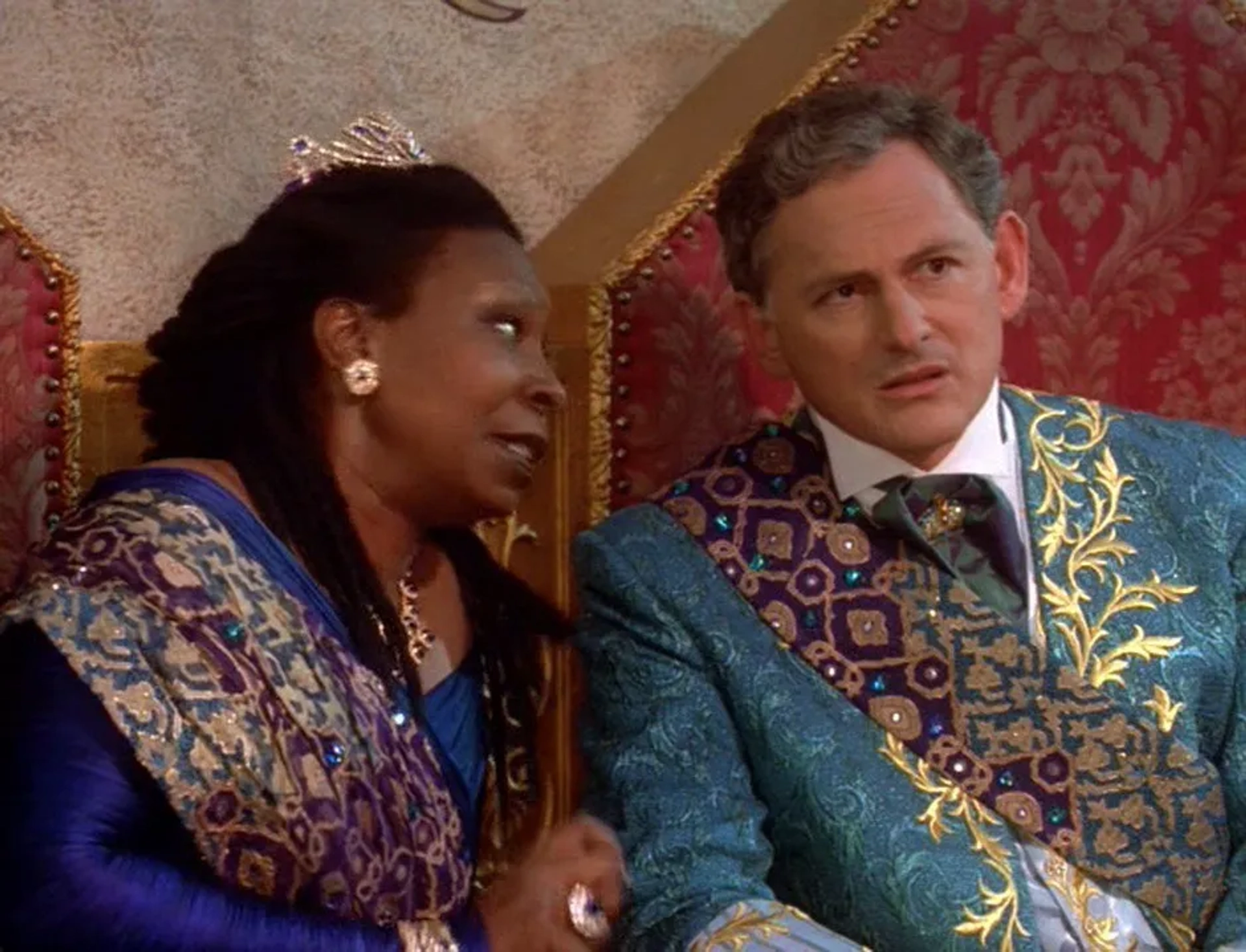 Whoopi Goldberg and Victor Garber in Cinderella (1997)