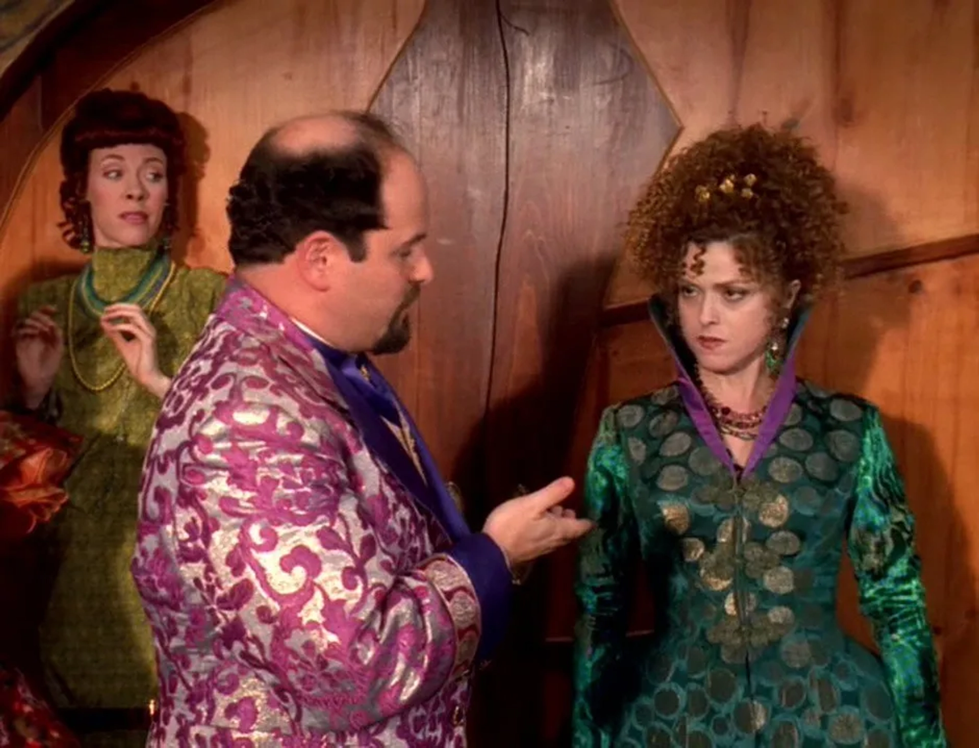 Bernadette Peters, Jason Alexander, and Veanne Cox in Cinderella (1997)