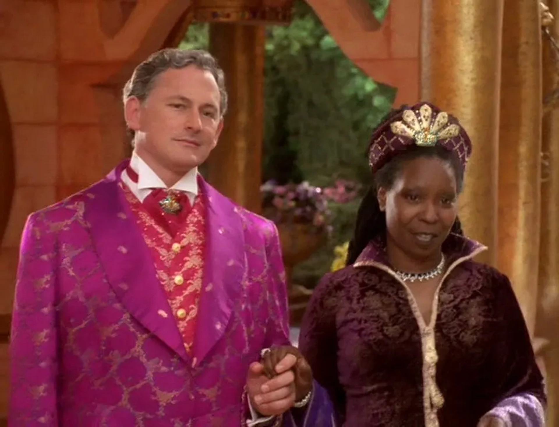 Whoopi Goldberg and Victor Garber in Cinderella (1997)