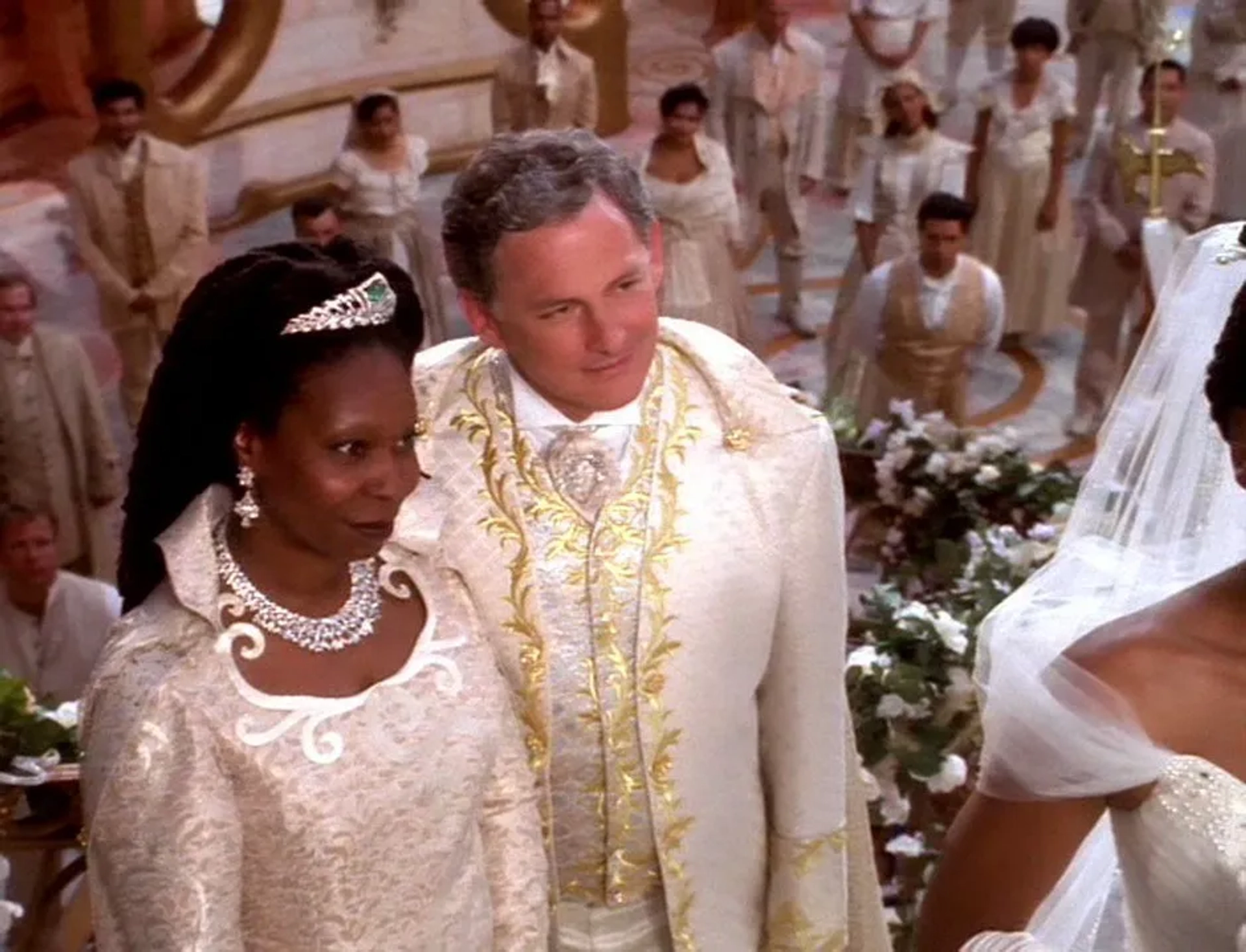 Whoopi Goldberg and Victor Garber in Cinderella (1997)