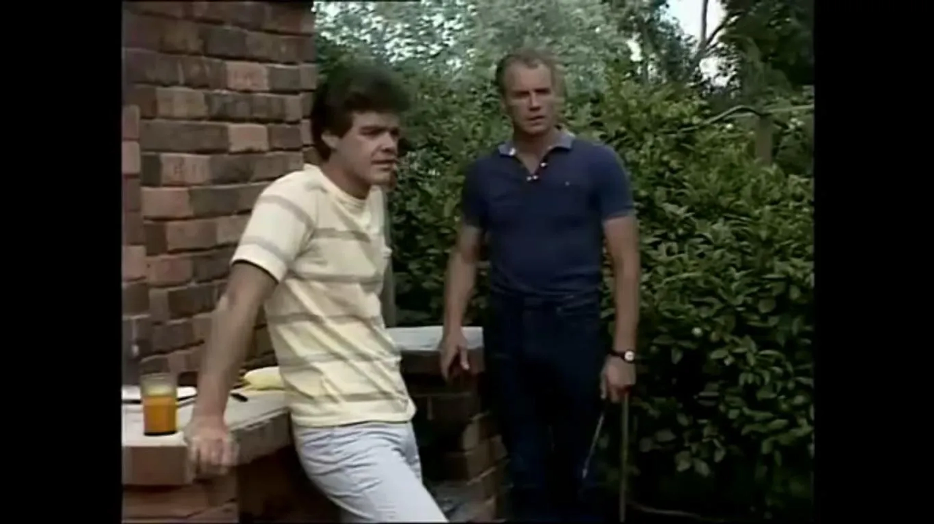 Alan Dale and Stefan Dennis in Neighbours (1985)