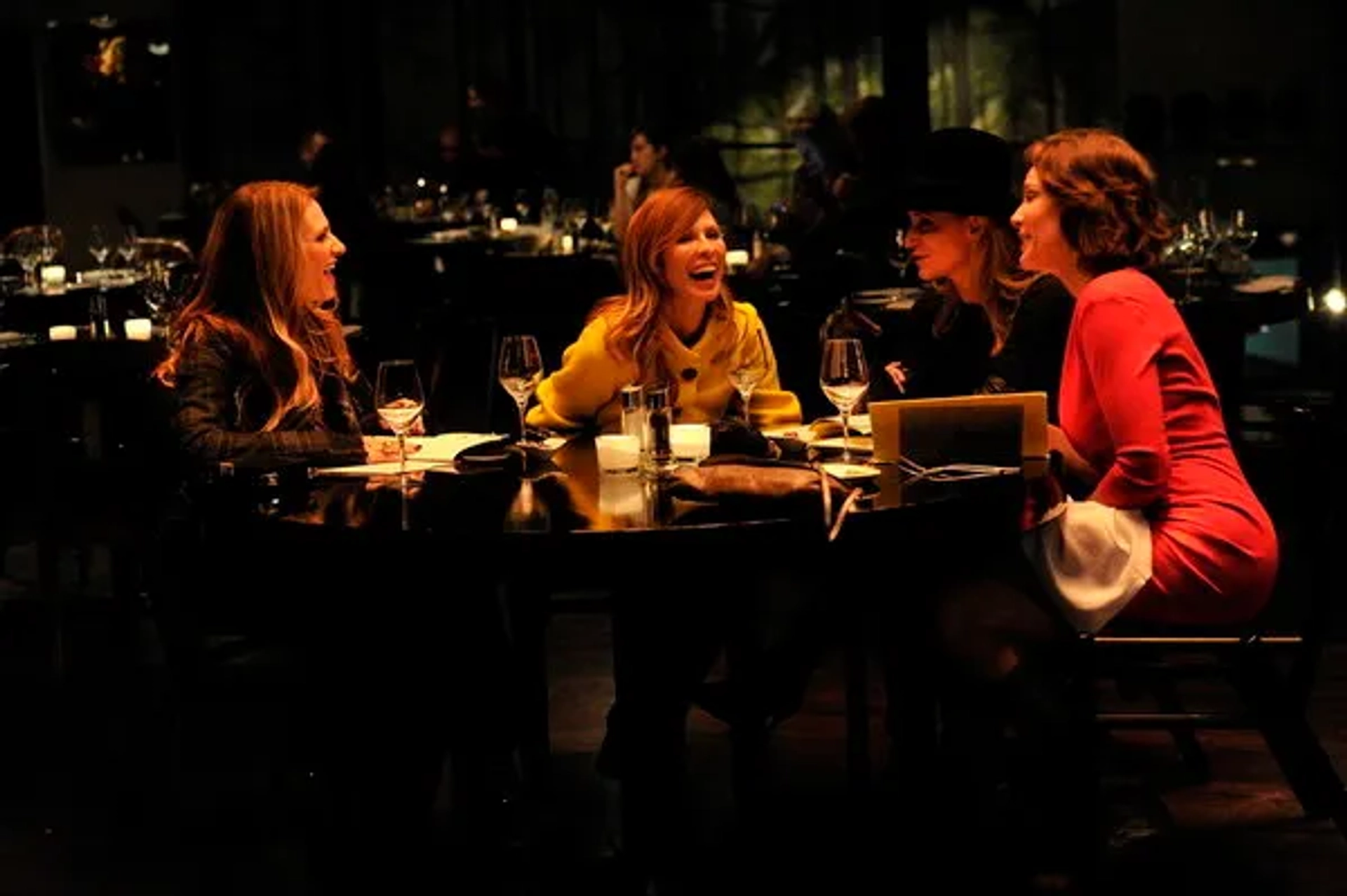 Sonja Morgan, Luann de Lesseps, Heather Thomson, and Carole Radziwill in The Real Housewives of New York City (2008)