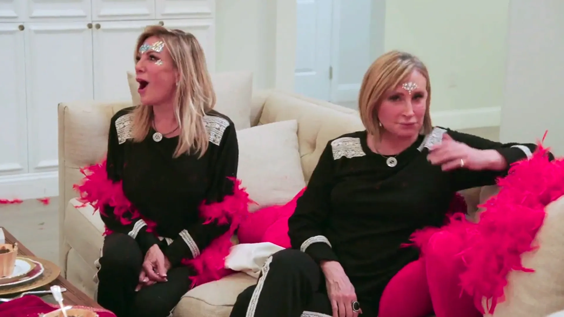 Sonja Morgan and Ramona Singer in The Real Housewives of New York City (2008)