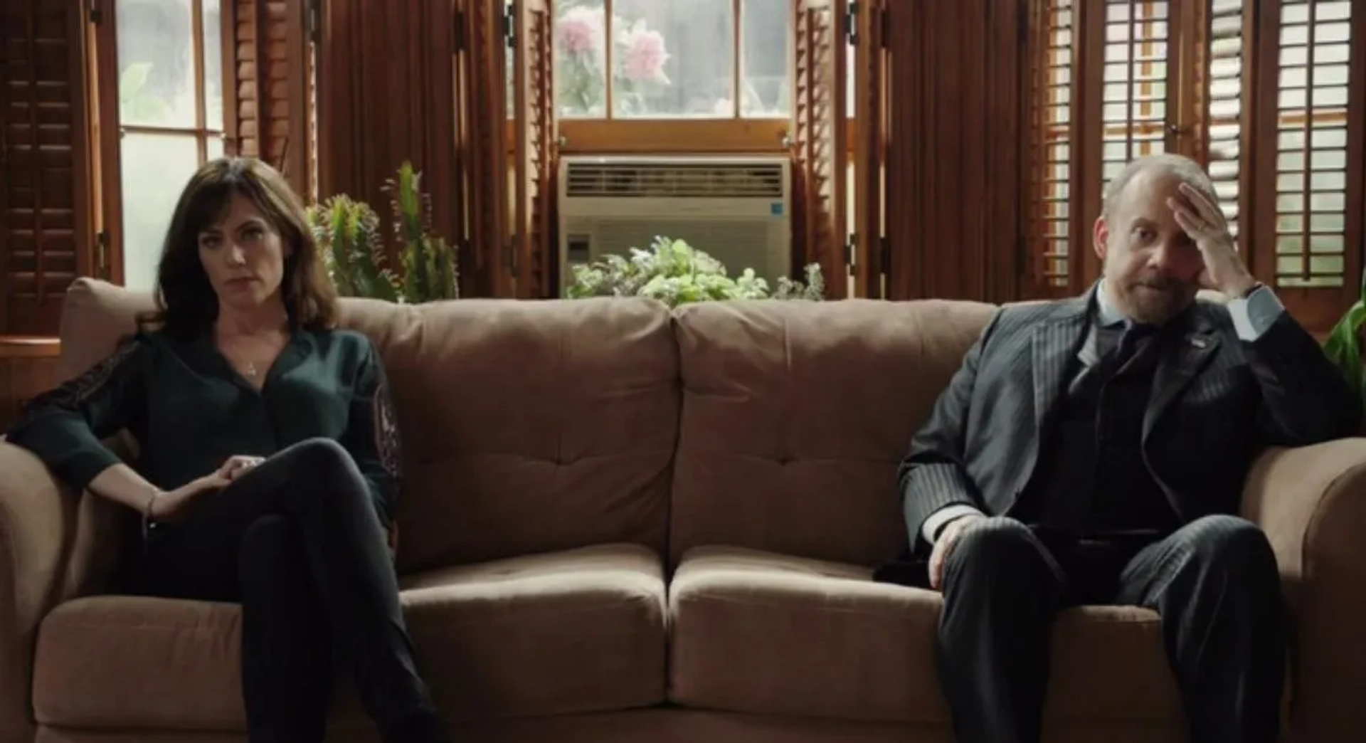 Paul Giamatti and Maggie Siff in Billions (2016)