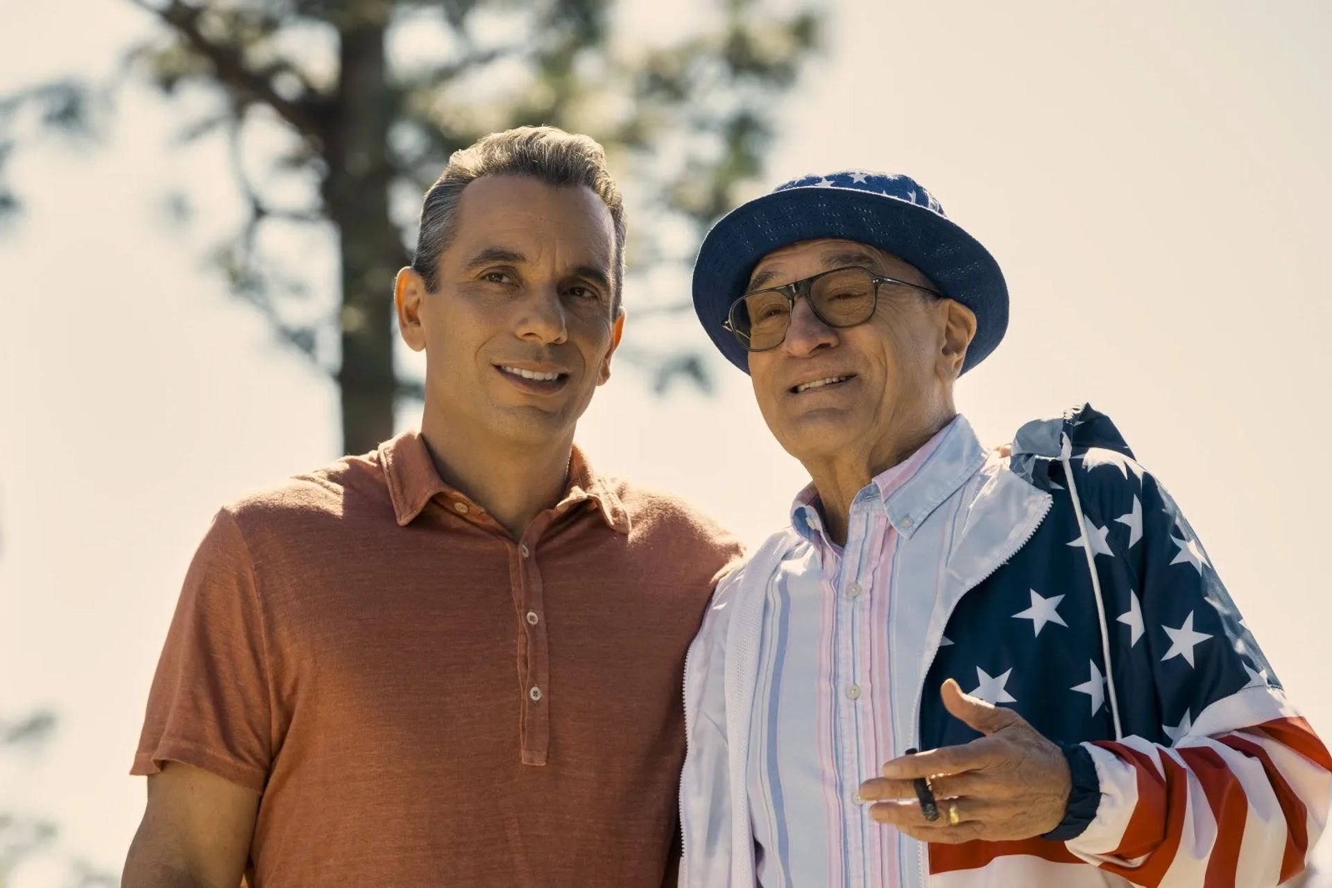 Robert De Niro and Sebastian Maniscalco in About My Father (2023)