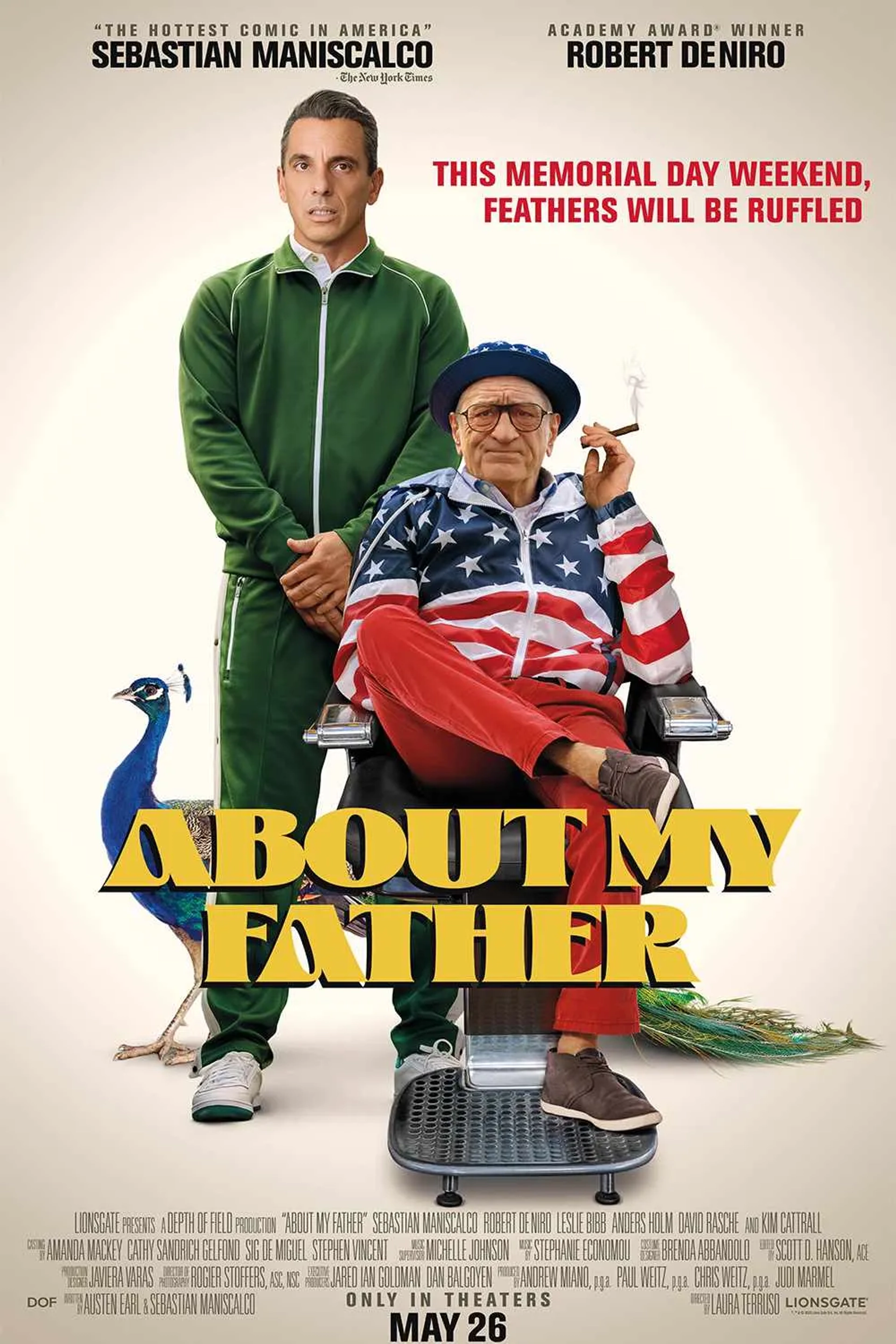 Robert De Niro and Sebastian Maniscalco in About My Father (2023)