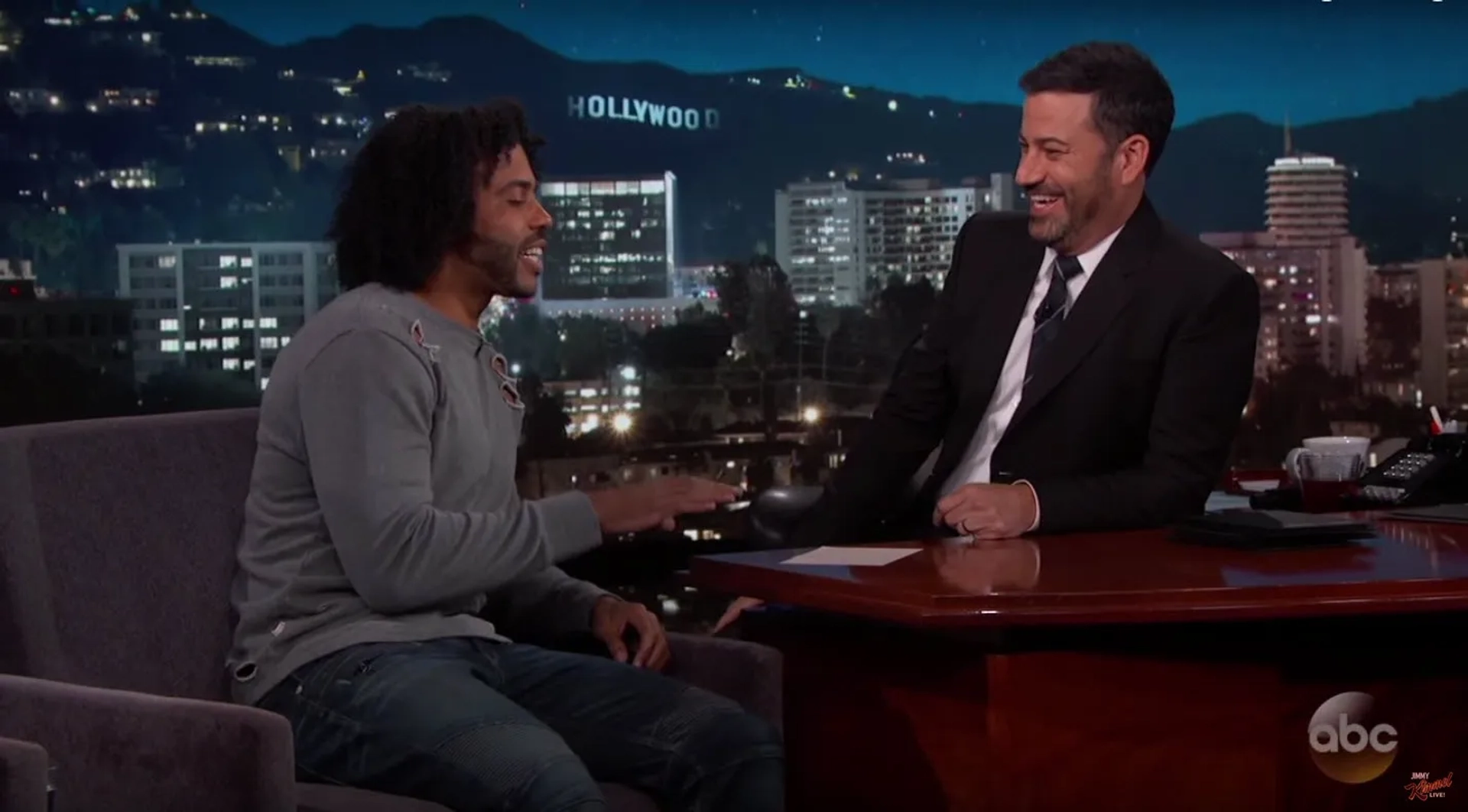 Jimmy Kimmel and Daveed Diggs in Jimmy Kimmel Live! (2003)